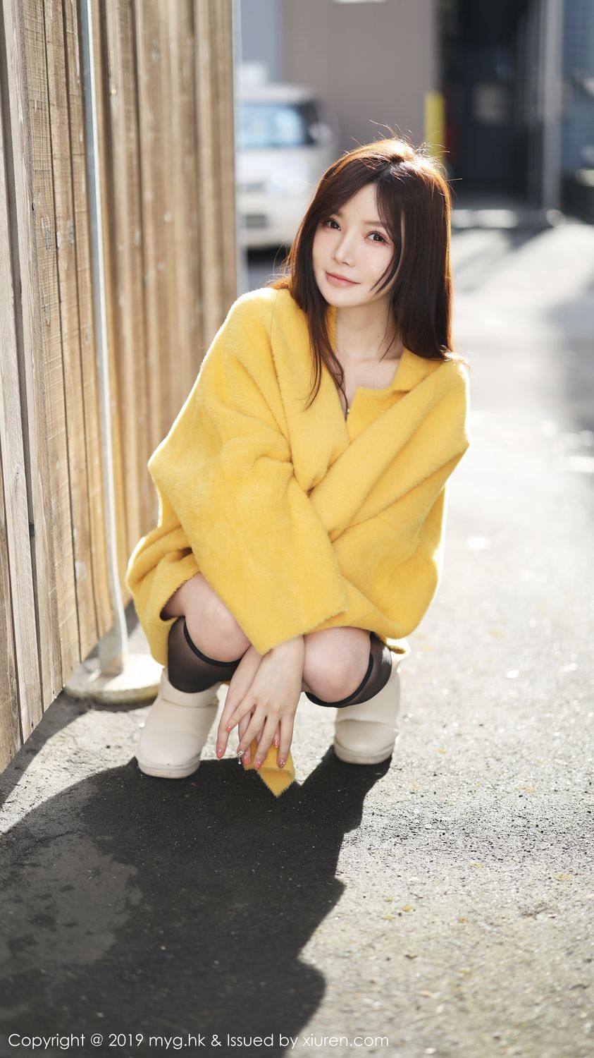 《MyGirl 黄米妮 制服写真 VOL.418》第14张,模特黄米妮,mygirl,制服主题,全套80张