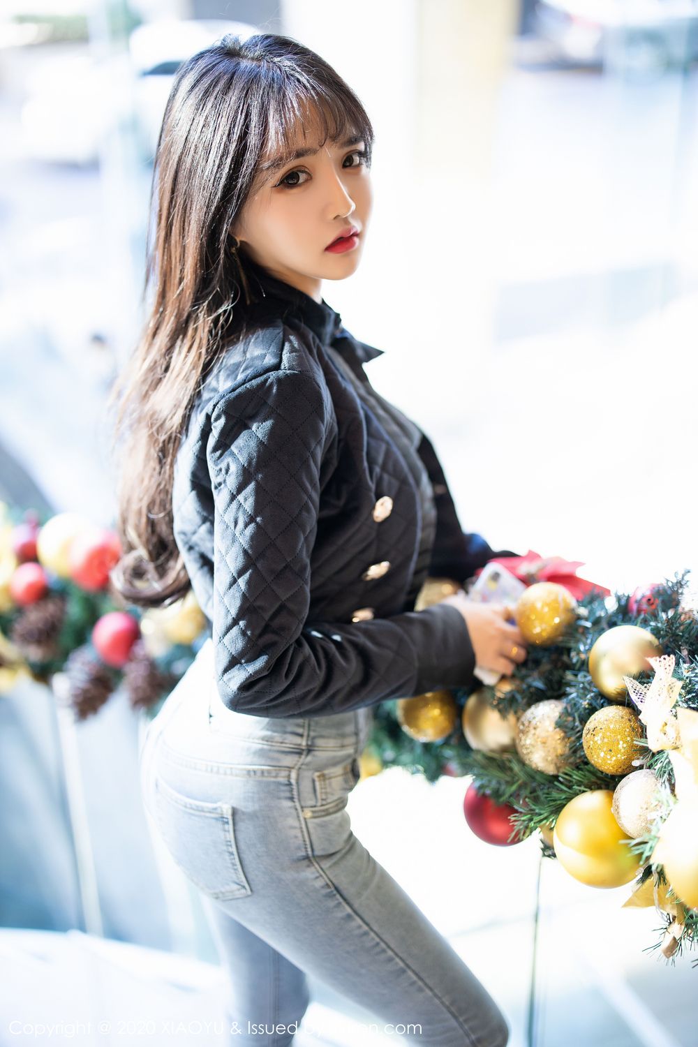 《语画界 Miko酱 制服写真 VOL.235》第13张,模特Miko酱,语画界,制服主题,全套100张