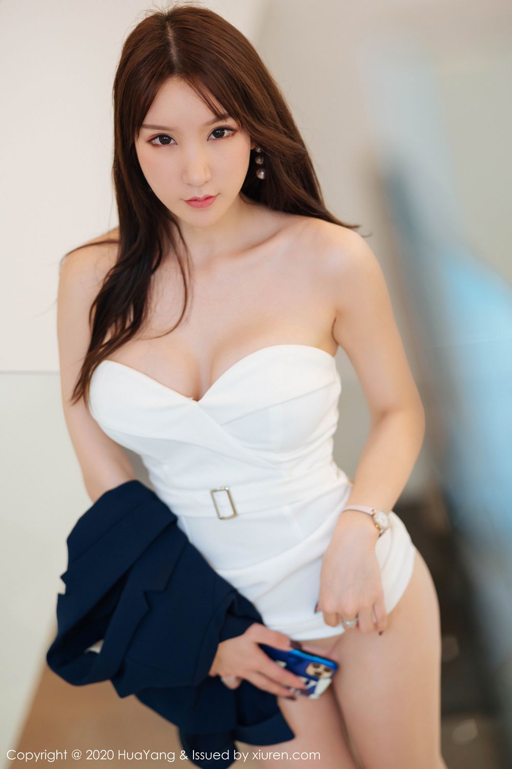 《花漾 周于希dummy(Dummy Zhou) 制服写真 VOL.207》第56张,模特周于希dummy(Dummy Zhou),花漾,制服主题,全套80张