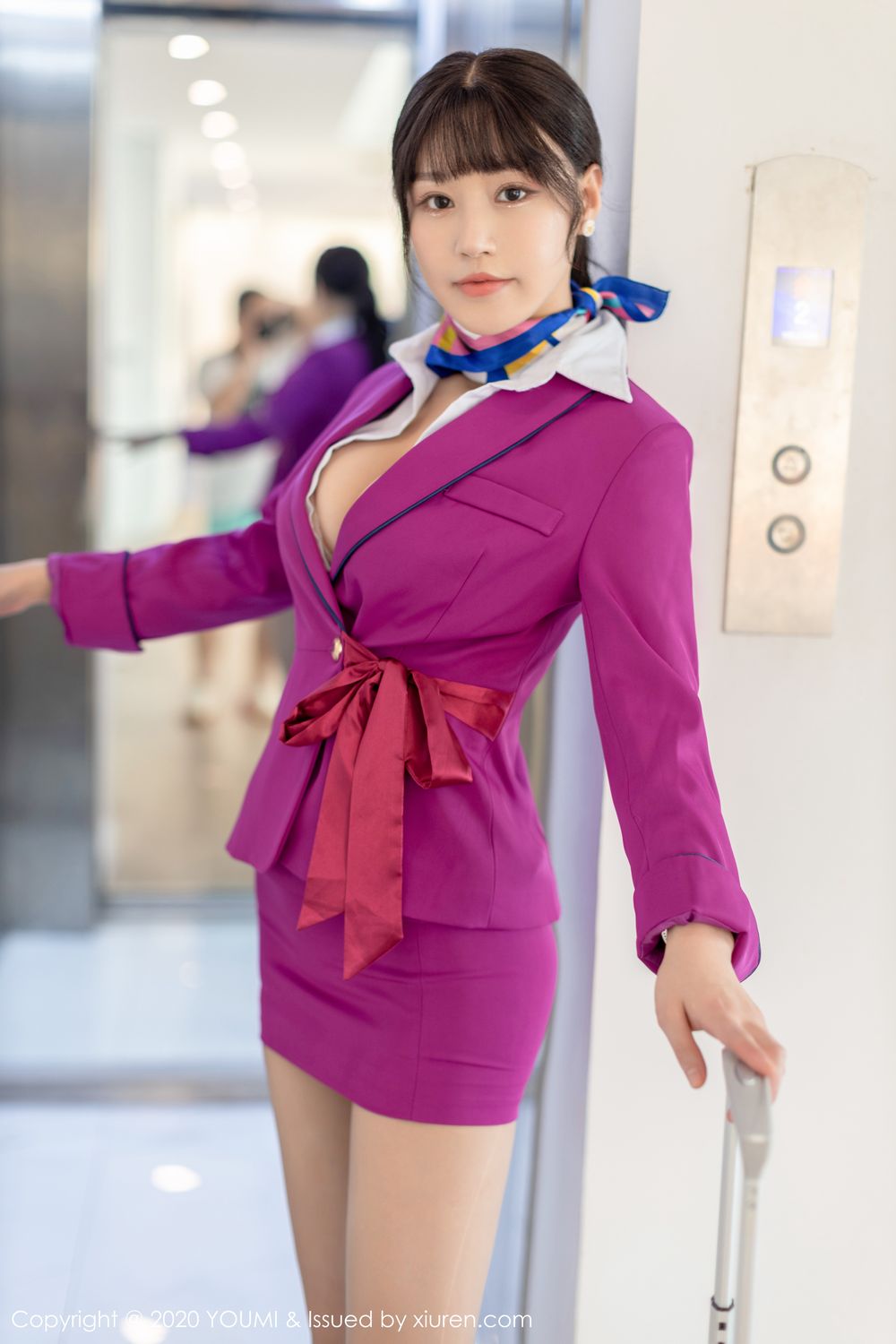 《尤蜜荟 朱可(barbie可儿) 制服写真 VOL.398》第9张,模特朱可(barbie可儿),尤蜜荟,制服主题,全套100张