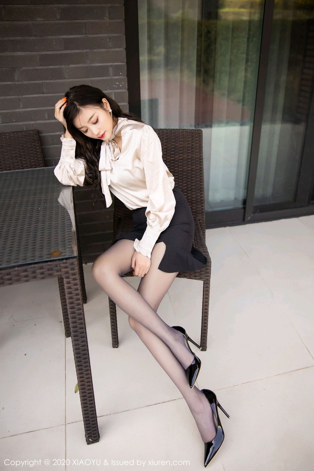 《语画界 王语纯(王雨纯) 制服写真 VOL.263》第56张，模特王语纯(王雨纯)，语画界，制服主题，全套100张