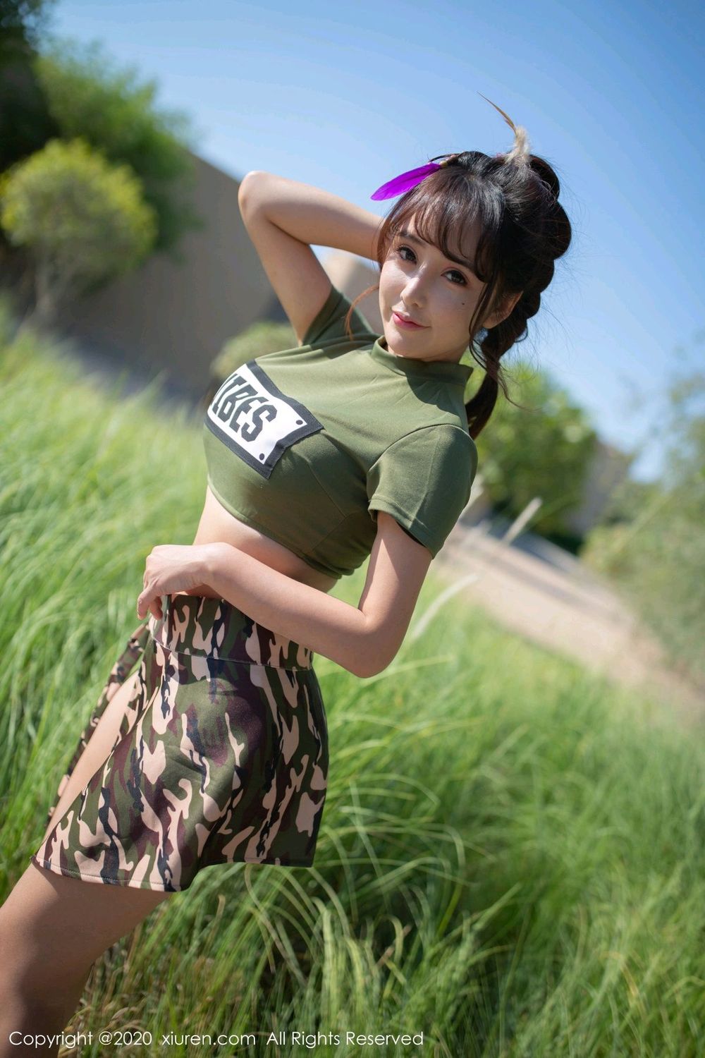 《秀人网 陶喜乐(小喜) 户外写真》第23张,模特陶喜乐(小喜),秀人网,户外主题,全套91张