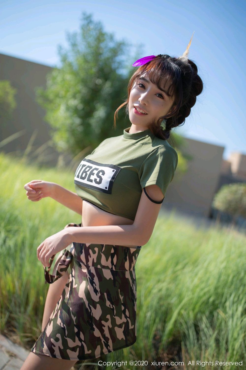 《秀人网 陶喜乐(小喜) 户外写真》第25张,模特陶喜乐(小喜),秀人网,户外主题,全套91张