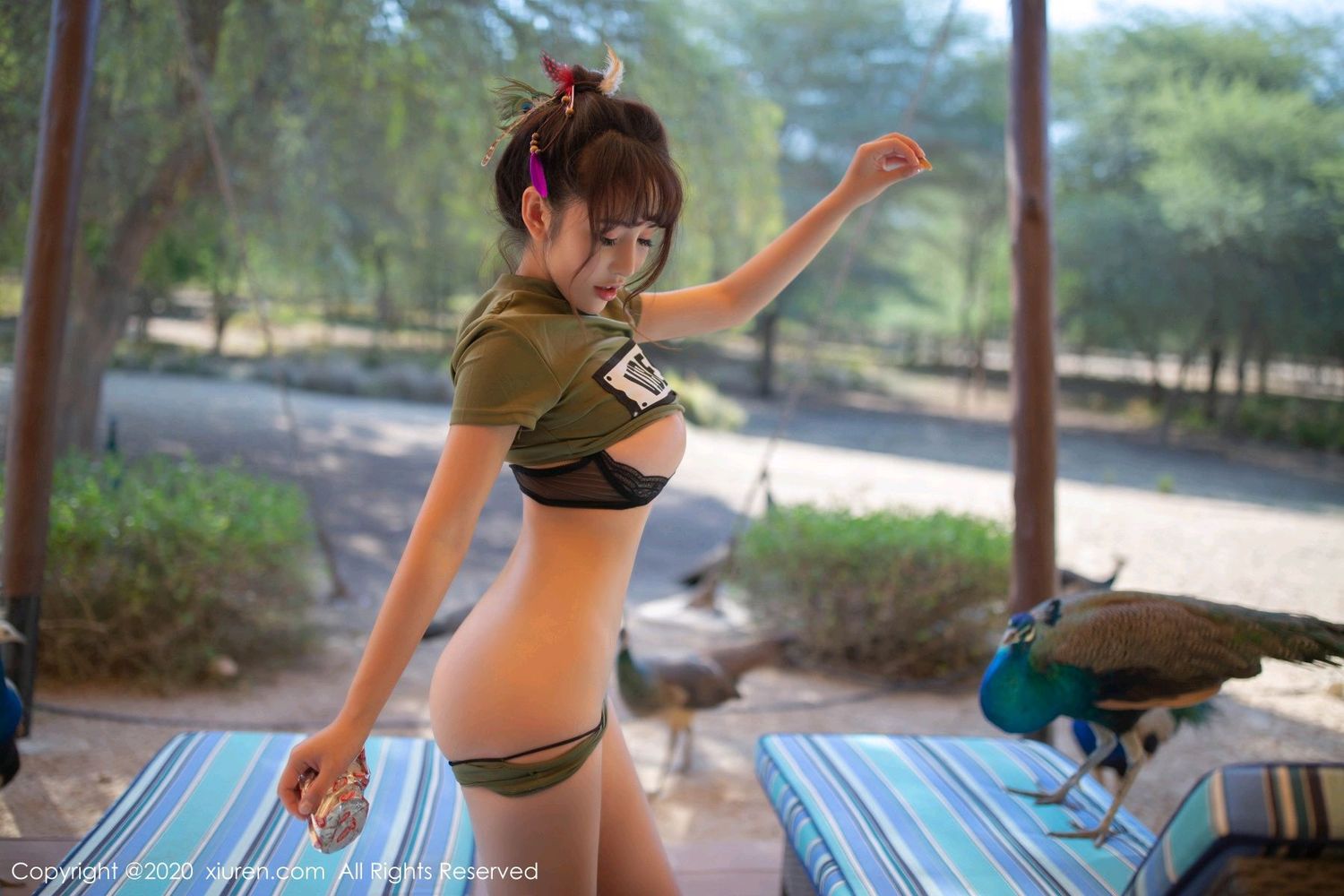 《秀人网 陶喜乐(小喜) 户外写真》第49张,模特陶喜乐(小喜),秀人网,户外主题,全套91张