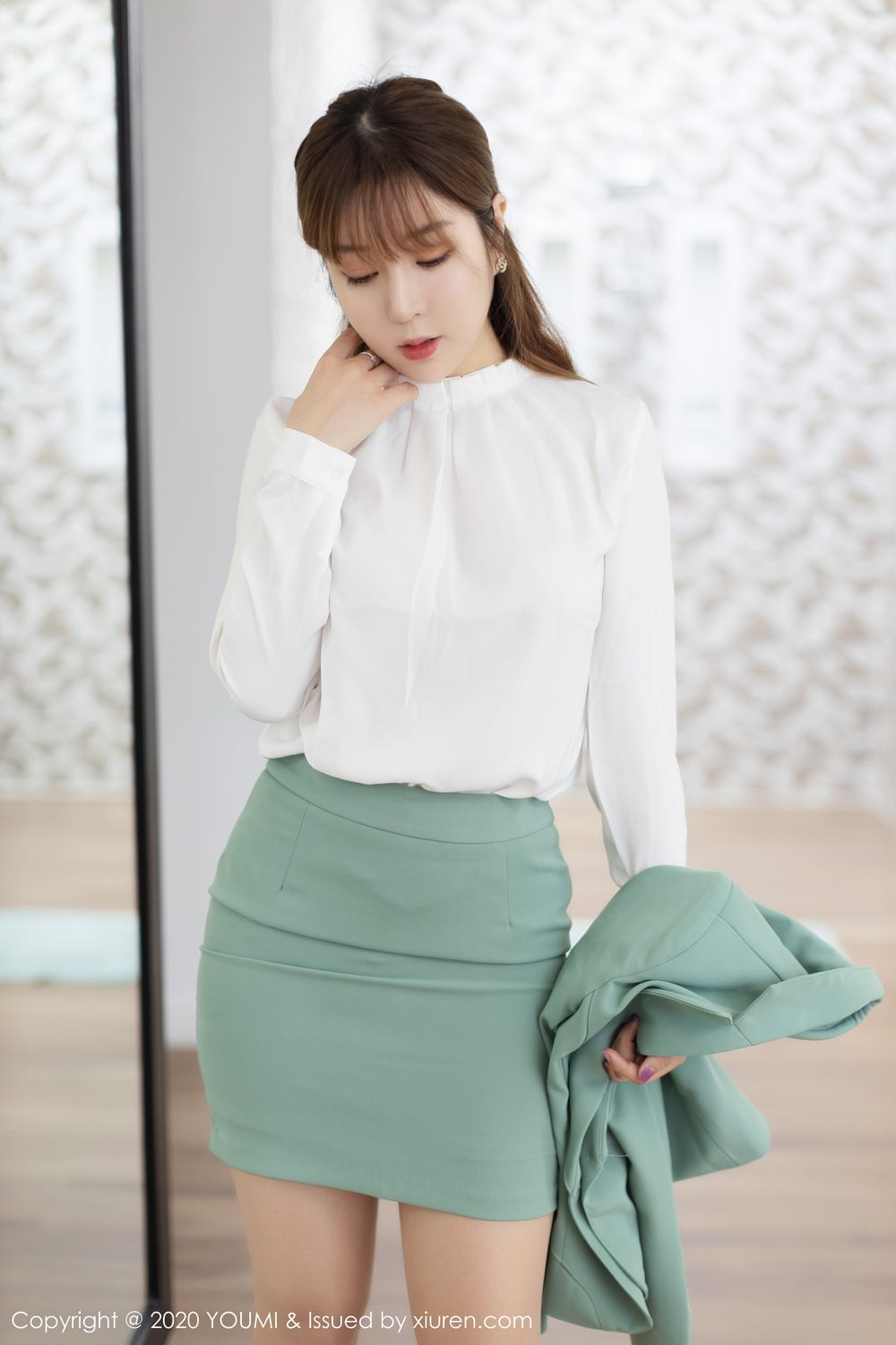 《尤蜜荟 王语纯(王雨纯) 制服写真 VOL.412》第14张,模特王语纯(王雨纯),尤蜜荟,制服主题,全套95张