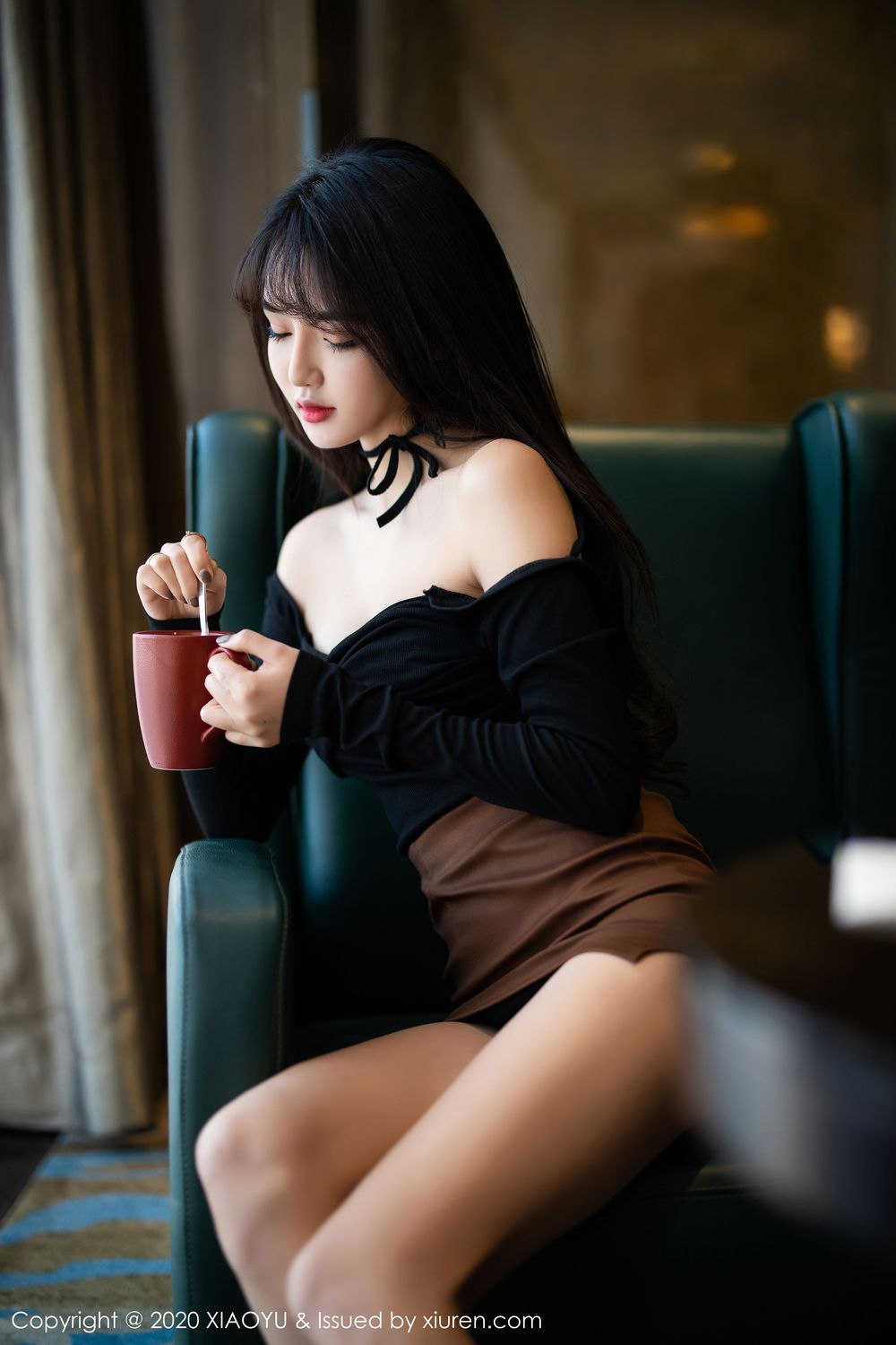 《语画界 Miko酱 制服写真 VOL.248》第6张,模特Miko酱,语画界,制服主题,全套82张