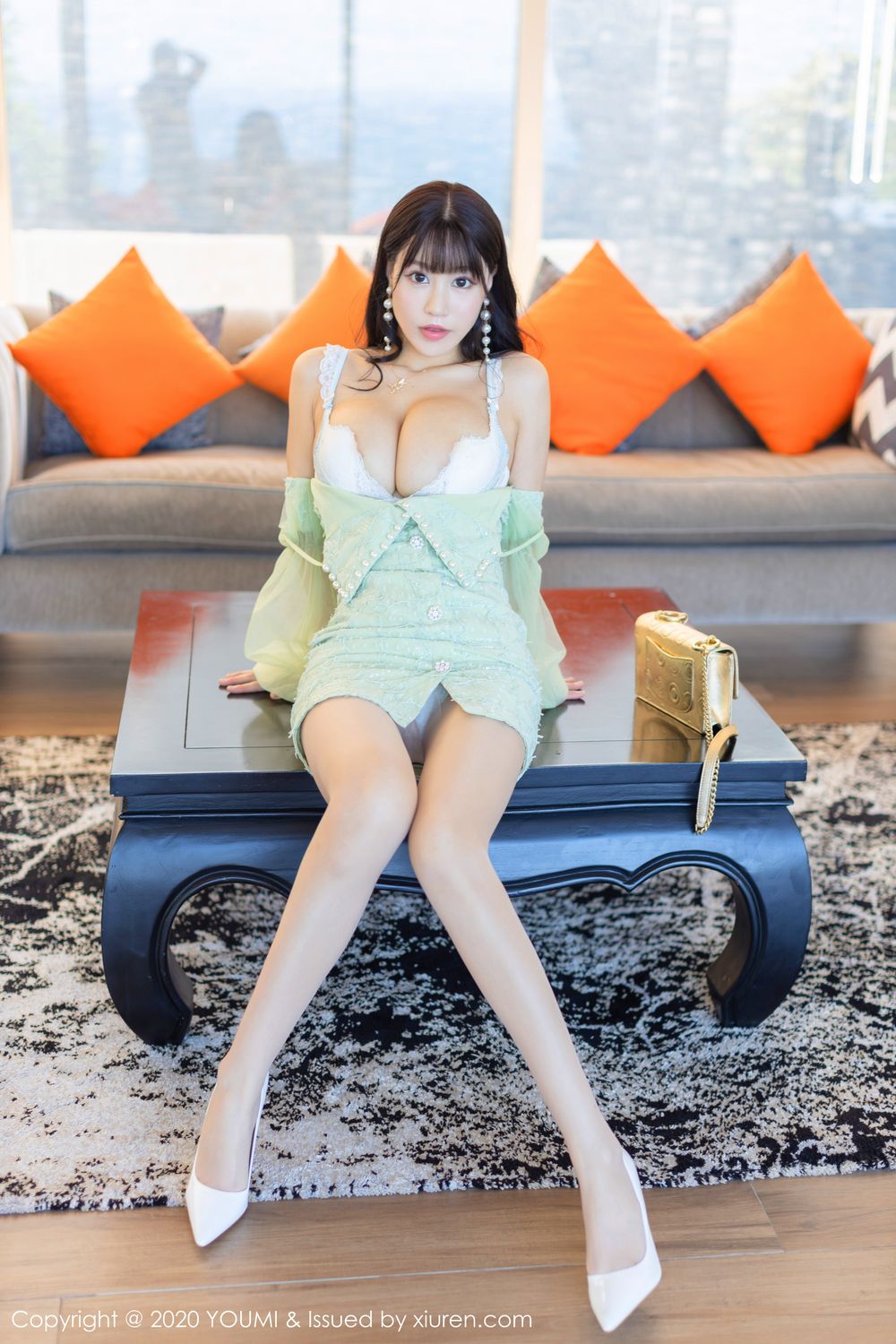 《尤蜜荟 朱可(barbie可儿) 制服写真 VOL.417》第17张，模特朱可(barbie可儿)，尤蜜荟，制服主题，全套100张