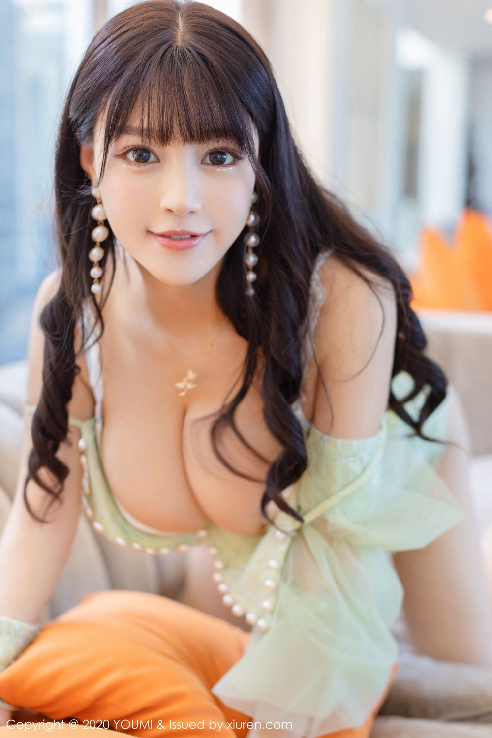 《尤蜜荟 朱可(barbie可儿) 制服写真 VOL.417》第55张，模特朱可(barbie可儿)，尤蜜荟，制服主题，全套100张
