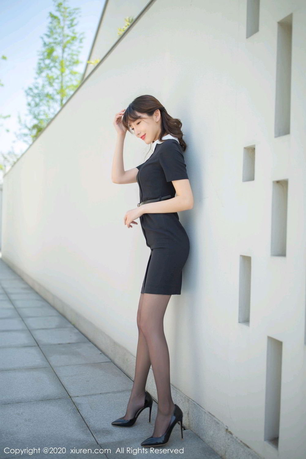 《秀人网 陆萱萱(Lu Xuan Xuan) 黑丝写真》第54张,模特陆萱萱(Lu Xuan Xuan),秀人网,黑丝主题,全套80张