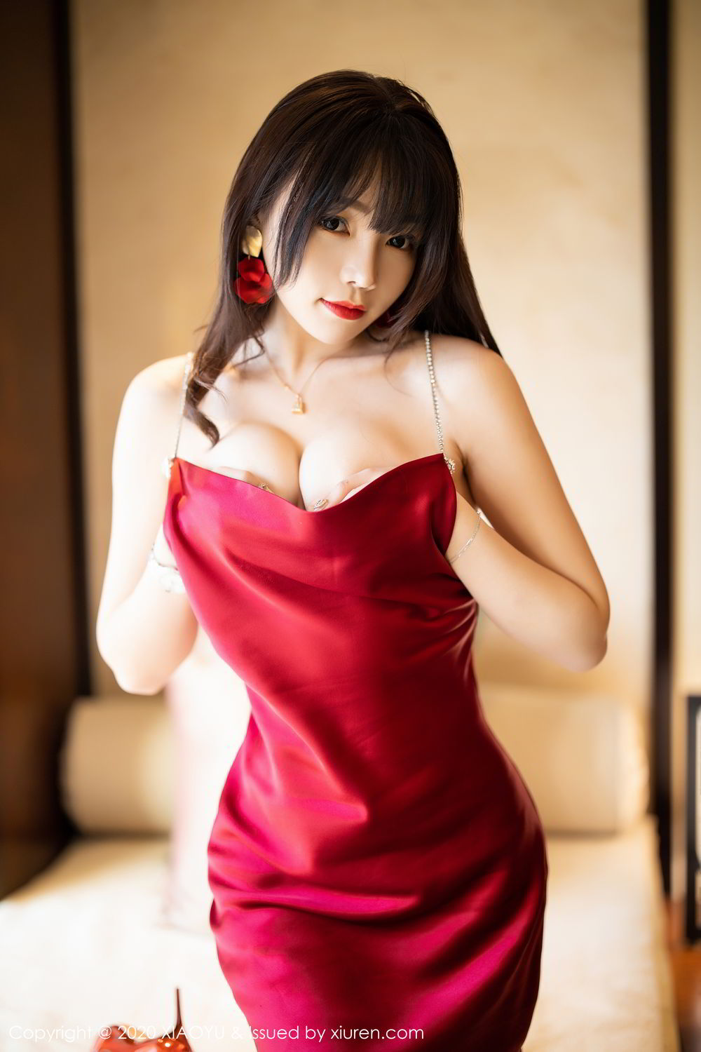 《语画界 芝芝Booty 制服写真 VOL.270》第3张，模特芝芝Booty，语画界，制服主题，全套67张