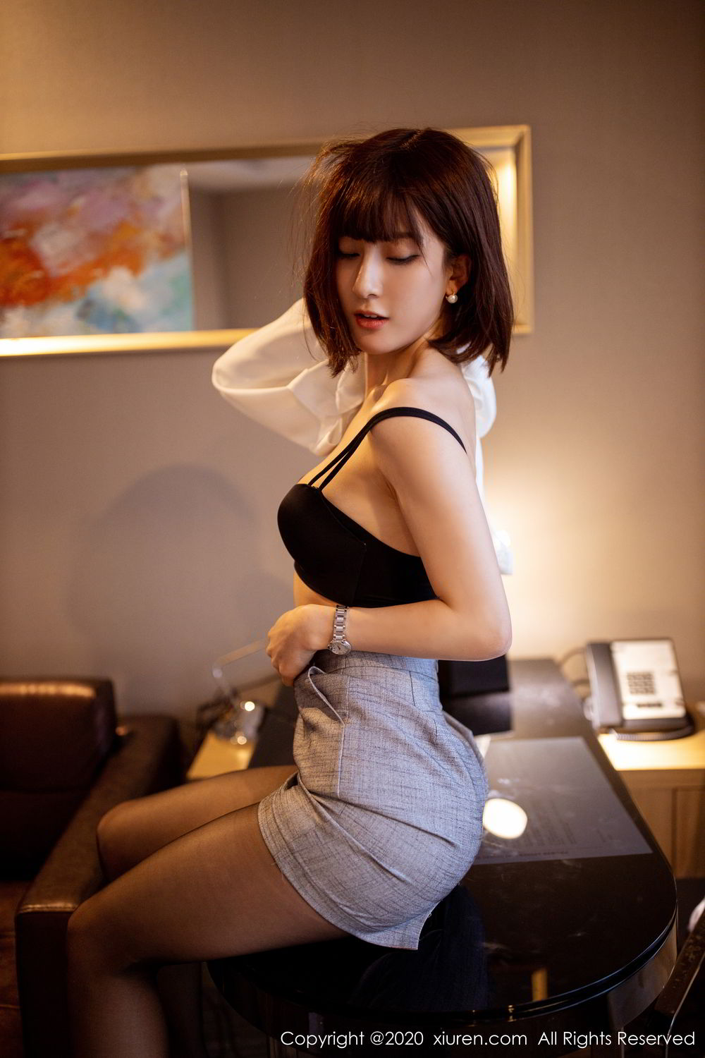 《秀人网 林文文(Lin Wen Wen) 黑丝写真》第36张,模特林文文(Lin Wen Wen),秀人网,黑丝主题,全套68张