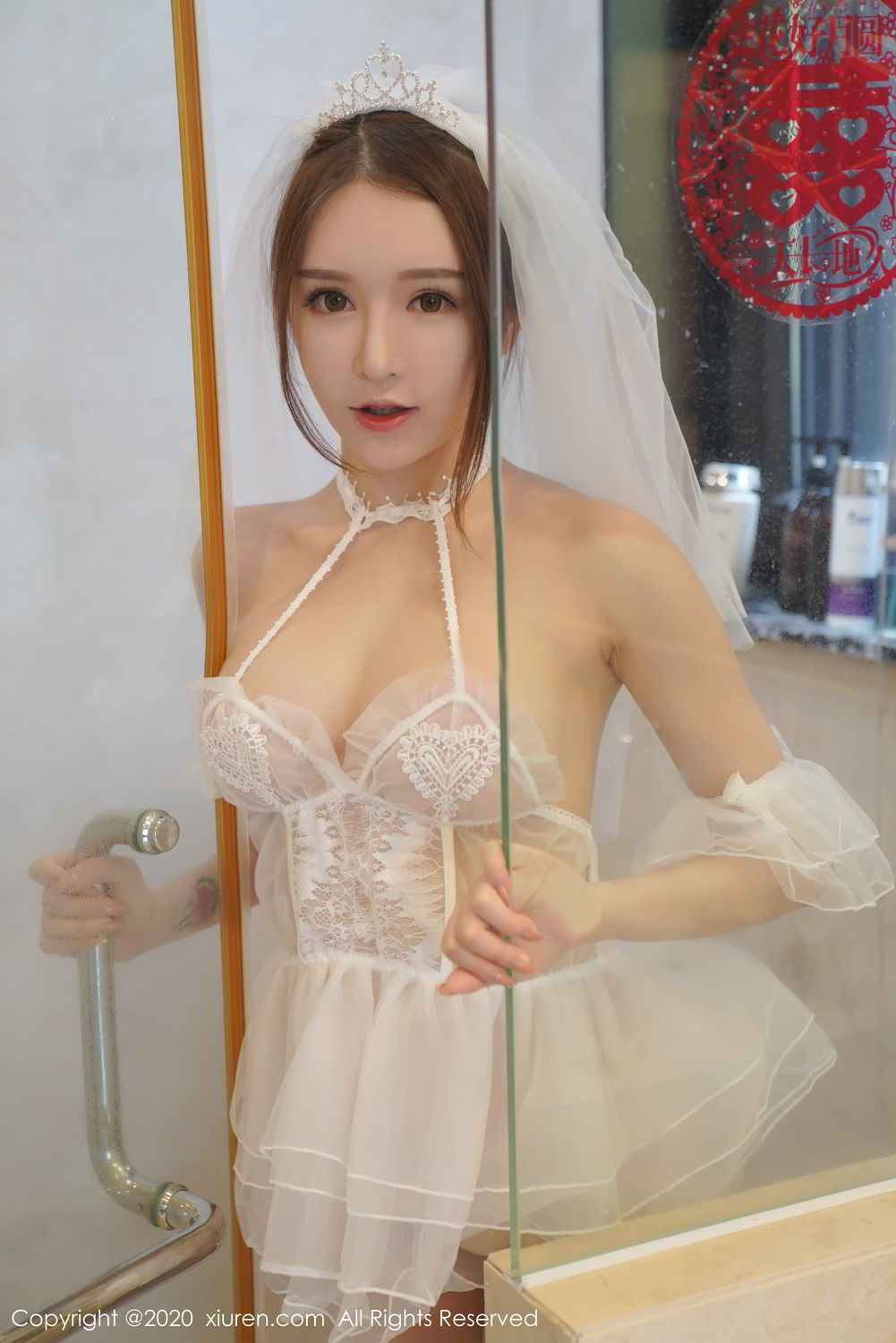 《秀人网 吴玉(玉兔miki) 婚纱写真》第58张,模特吴玉(玉兔miki),秀人网,婚纱主题,全套65张