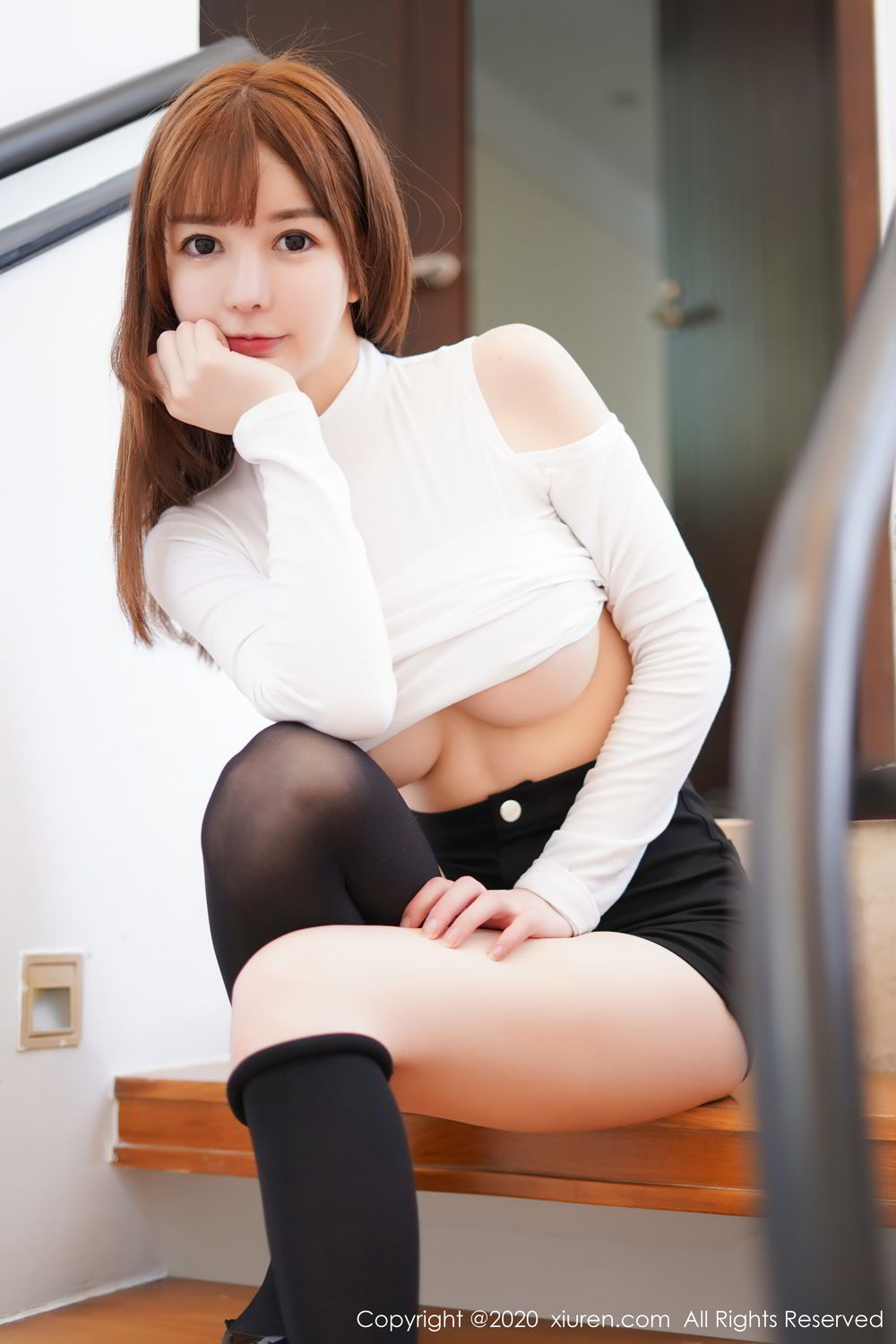 《秀人网 UU酱 童颜巨乳写真》第64张,模特UU酱,秀人网,童颜巨乳主题,全套73张