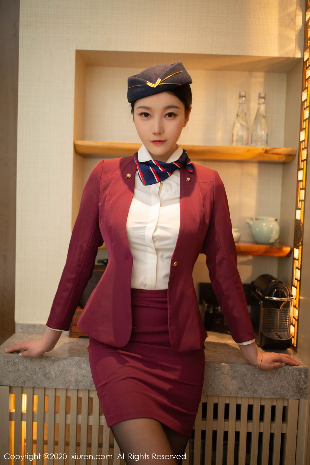 《秀人网 安然Maleah(An Ran Maleah) 黑丝写真》第19张，模特安然Maleah(An Ran Maleah)，秀人网，黑丝主题，全套86张