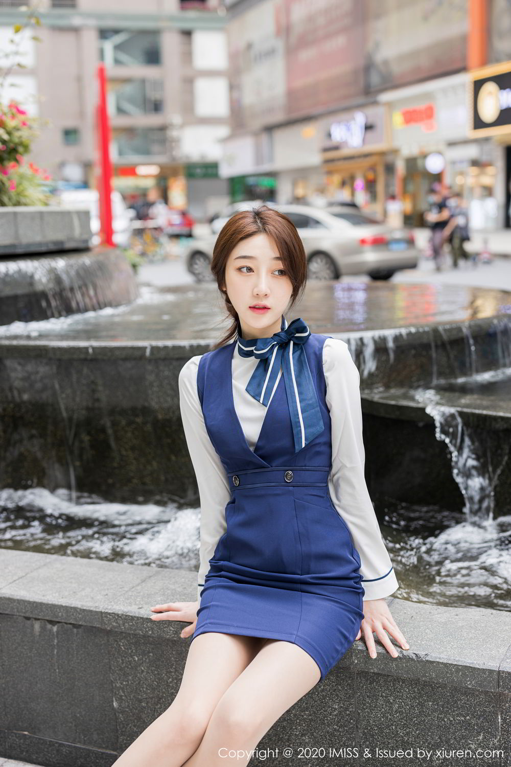《爱蜜社 小九月(Xiao Jiu Yue) 制服写真 VOL.468》第20张,模特小九月(Xiao Jiu Yue),爱蜜社,制服主题,全套86张