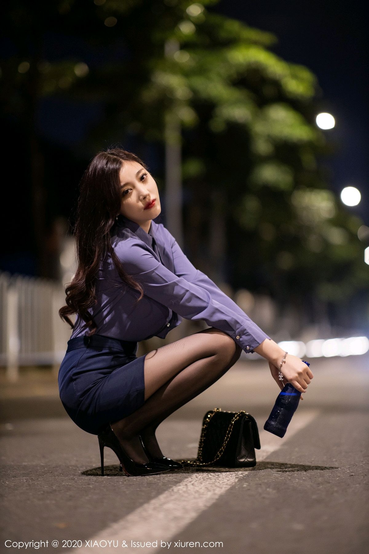 《语画界 杨晨晨 制服写真 VOL.323》第8张,模特杨晨晨,语画界,制服主题,全套87张