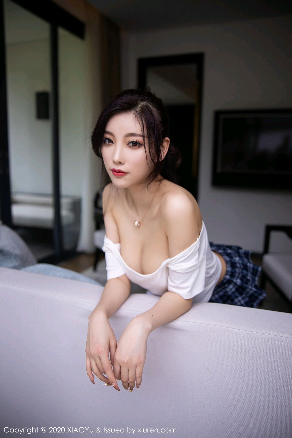 《语画界 杨晨晨 制服写真 VOL.343》第27张,模特杨晨晨,语画界,制服主题,全套64张