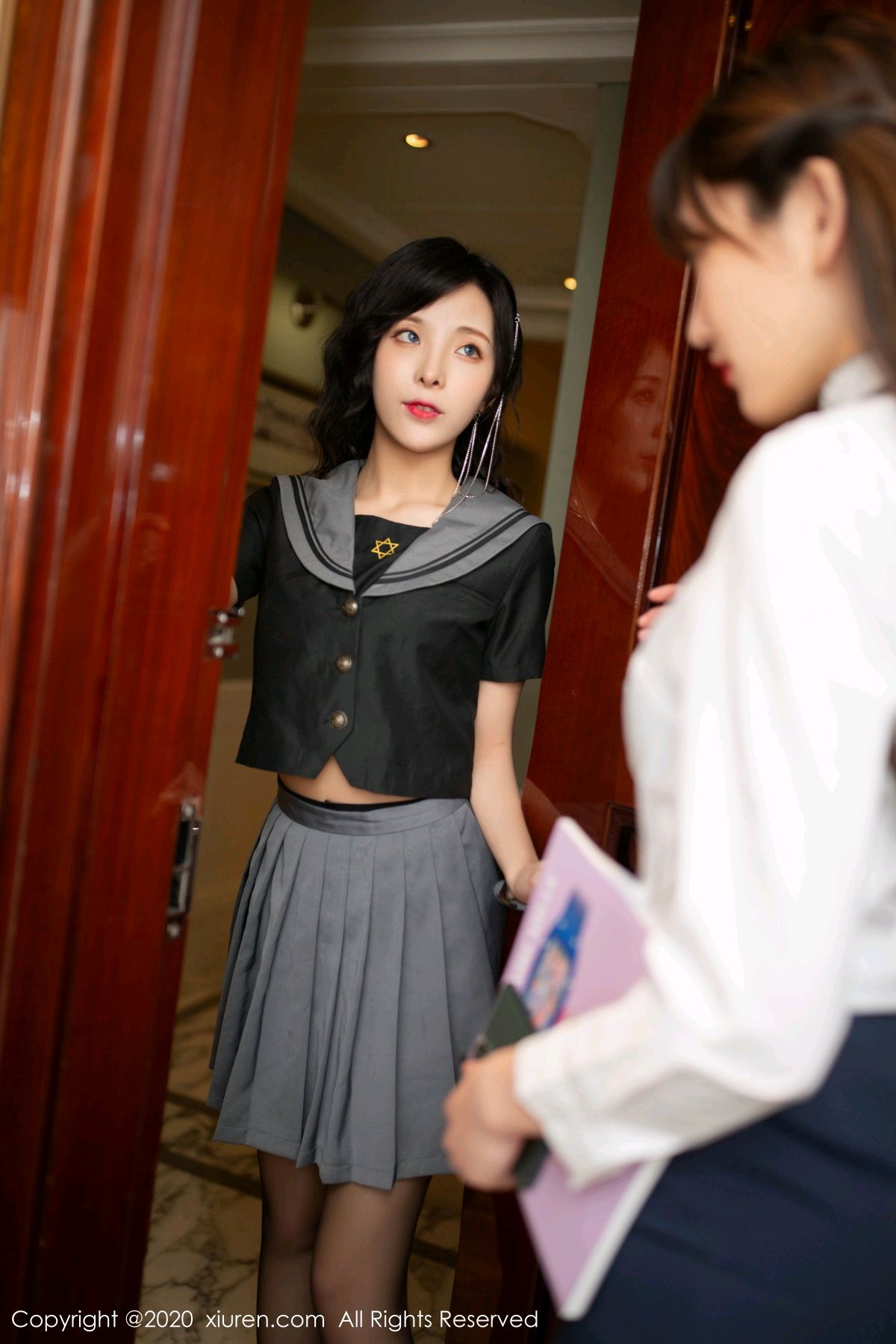 《秀人网 陈小喵(Chen Xiao Miao) 校服写真 No.2626》第3张,模特陈小喵(Chen Xiao Miao),秀人网,校服主题,全套70张