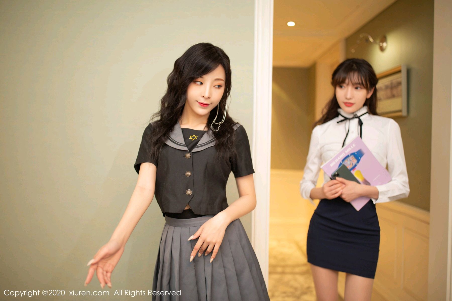 《秀人网 陈小喵(Chen Xiao Miao) 校服写真 No.2626》第5张,模特陈小喵(Chen Xiao Miao),秀人网,校服主题,全套70张