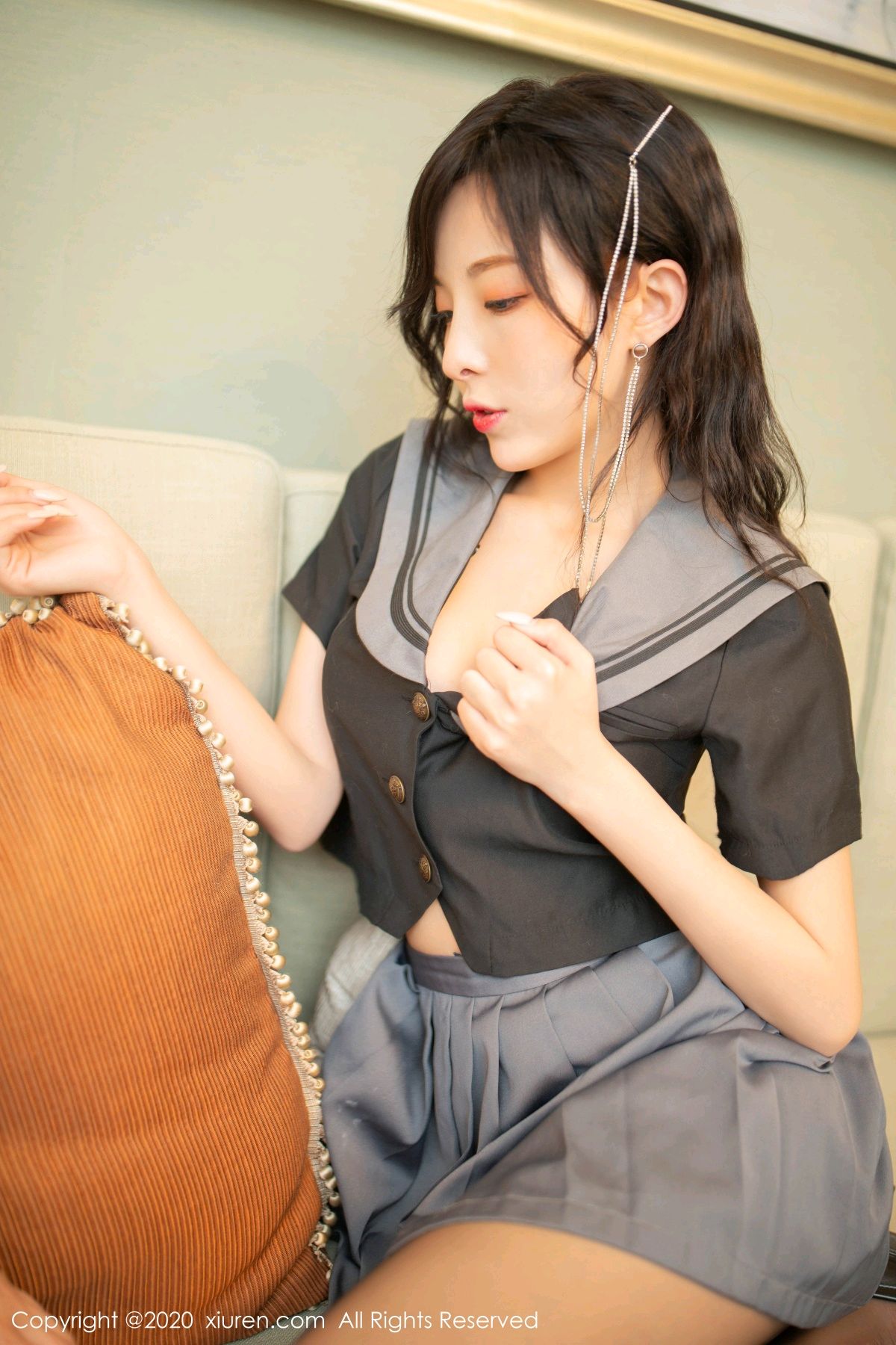《秀人网 陈小喵(Chen Xiao Miao) 校服写真 No.2626》第40张,模特陈小喵(Chen Xiao Miao),秀人网,校服主题,全套70张