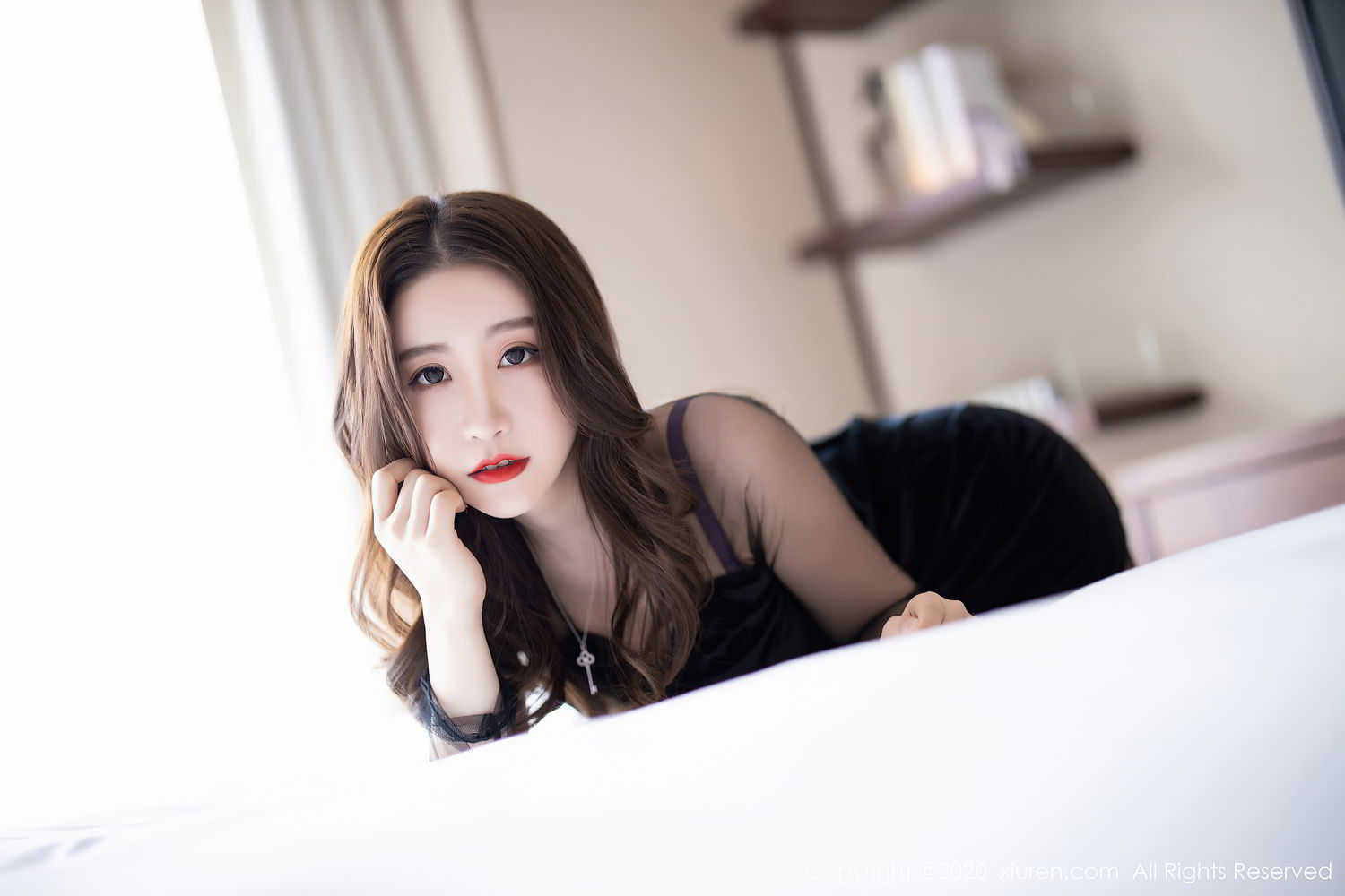 《秀人网 谢芷馨(Sindy) 黑丝写真 No.2497》第15张,模特谢芷馨(Sindy),秀人网,黑丝主题,全套80张