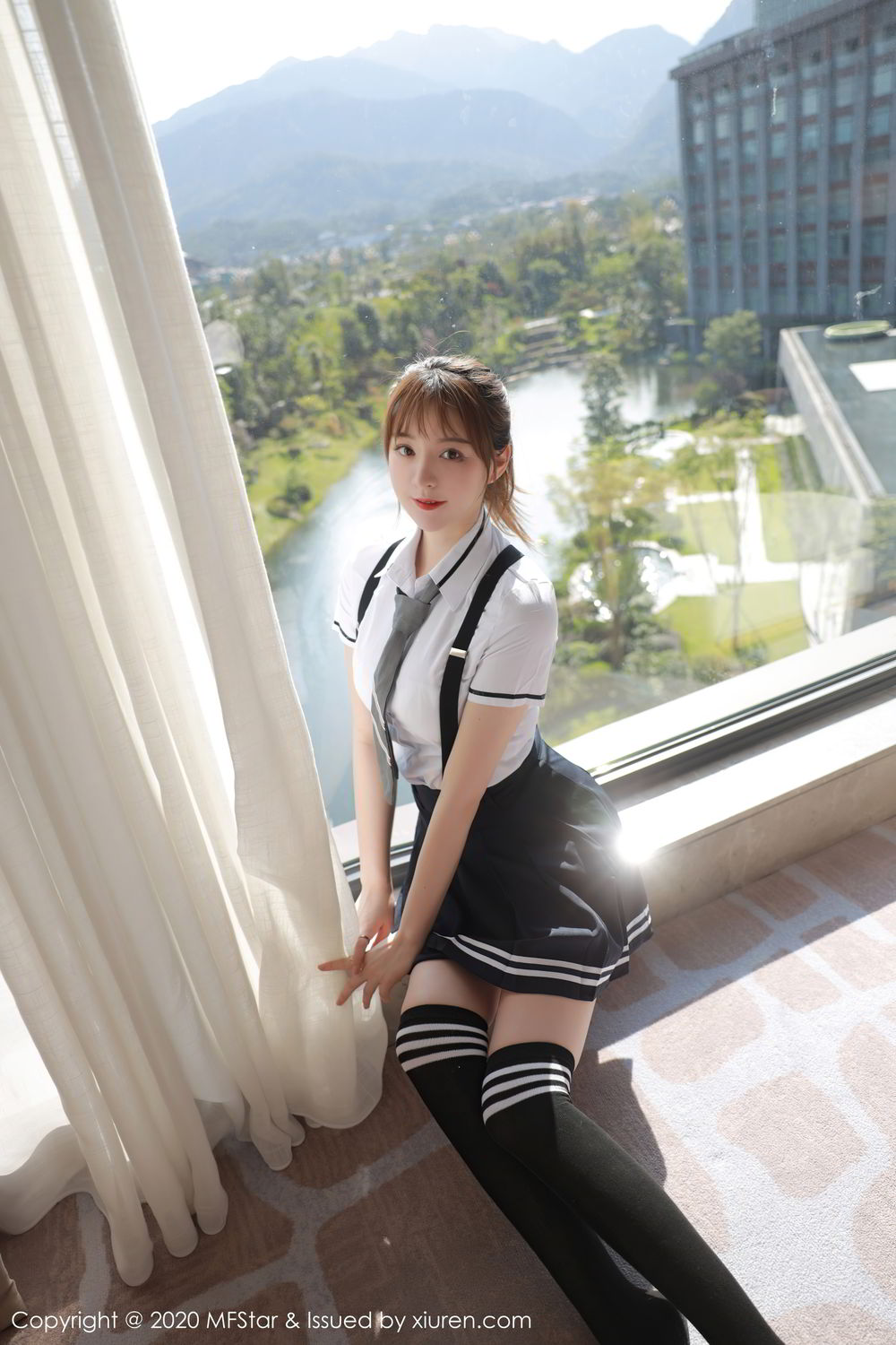 《MFStar yoo优优(Yoo You You) 制服写真 VOL.390》第56张,模特yoo优优(Yoo You You),mfstar,制服主题,全套67张