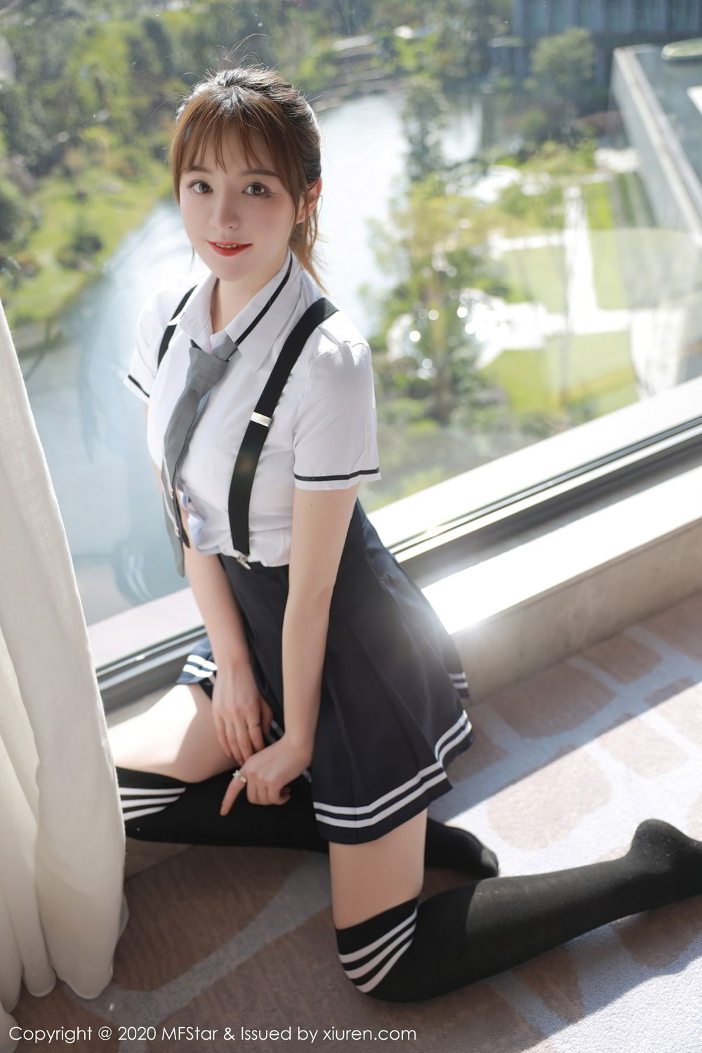 《MFStar yoo优优(Yoo You You) 制服写真 VOL.390》第67张,模特yoo优优(Yoo You You),mfstar,制服主题,全套67张
