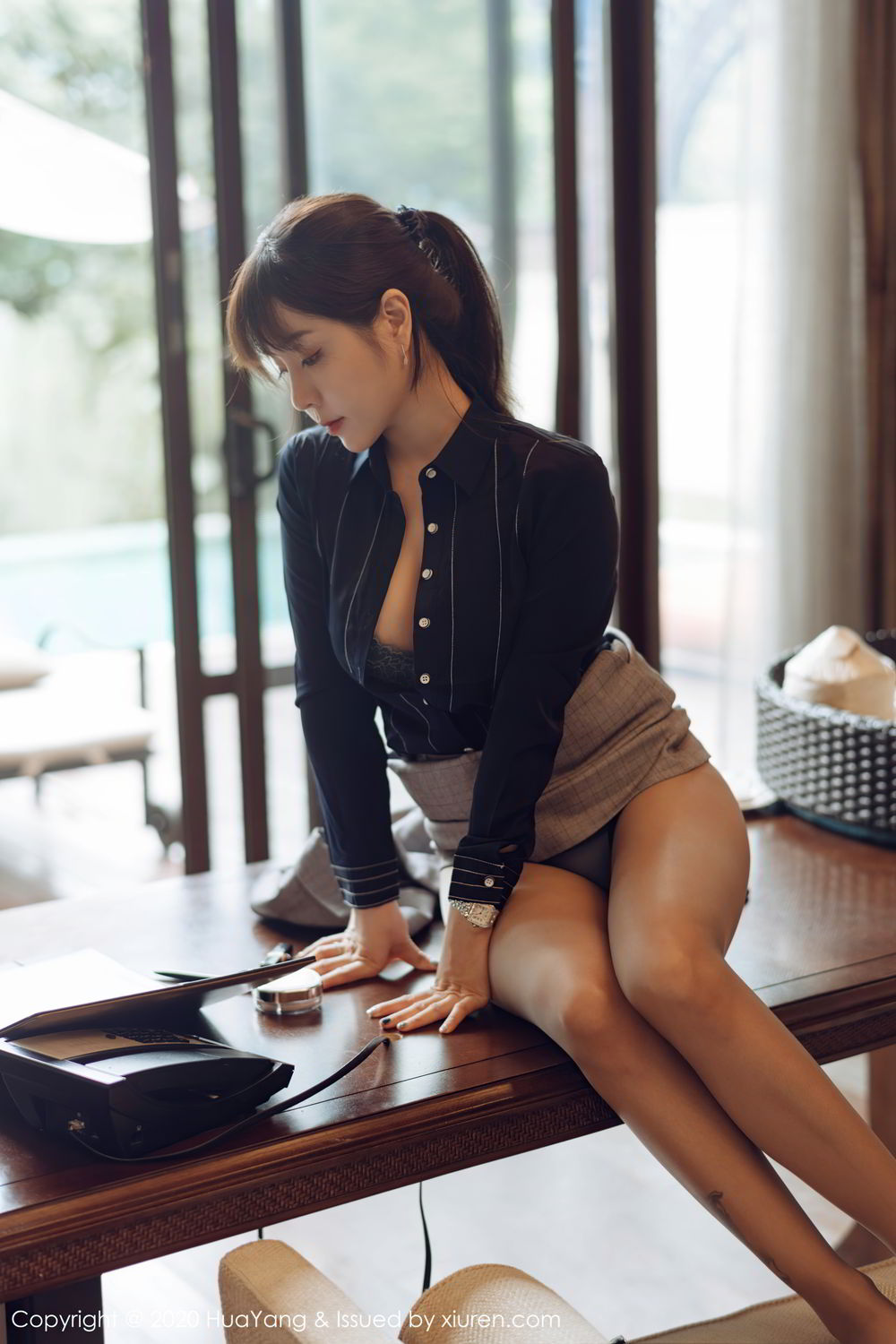 《花漾 王语纯(王雨纯) 制服写真 VOL.298》第17张,模特王语纯(王雨纯),花漾,制服主题,全套78张