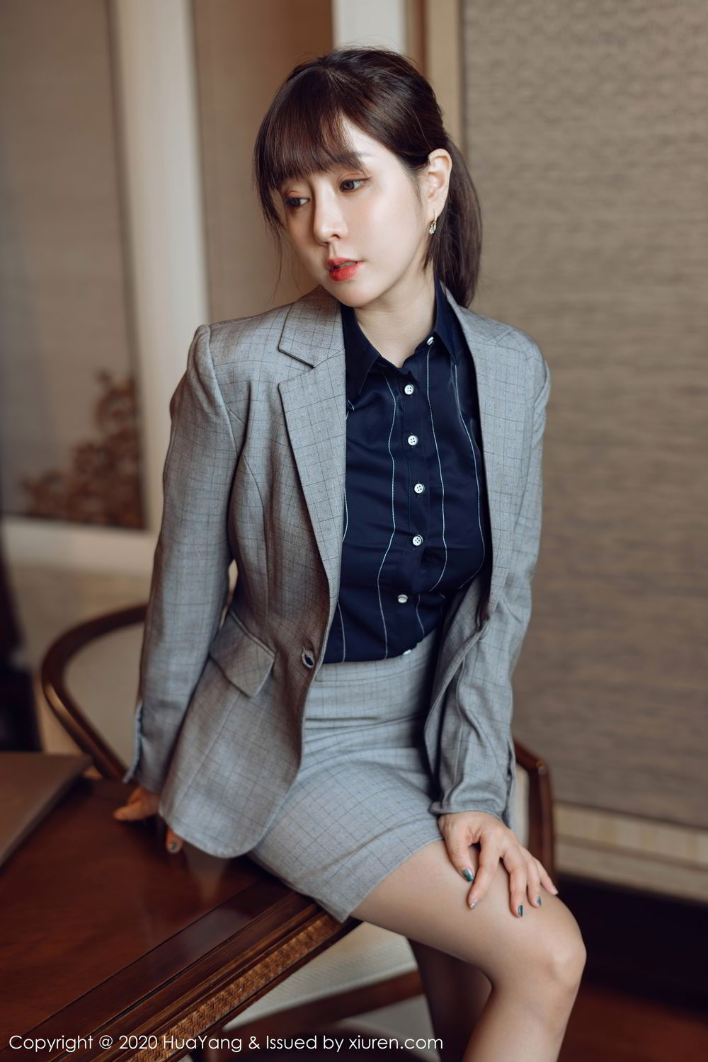 《花漾 王语纯(王雨纯) 制服写真 VOL.298》第56张,模特王语纯(王雨纯),花漾,制服主题,全套78张