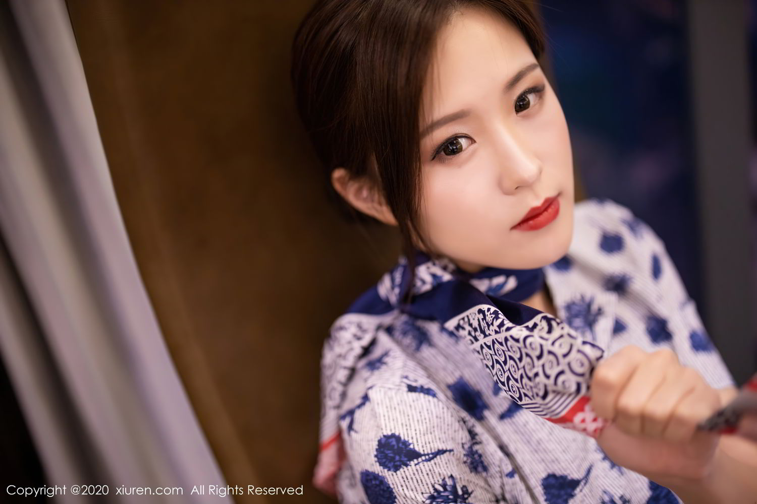《语画界 杨紫嫣(Yang Zi Yan) 制服写真 VOL.407》第4张，模特杨紫嫣(Yang Zi Yan)，语画界，制服主题，全套82张