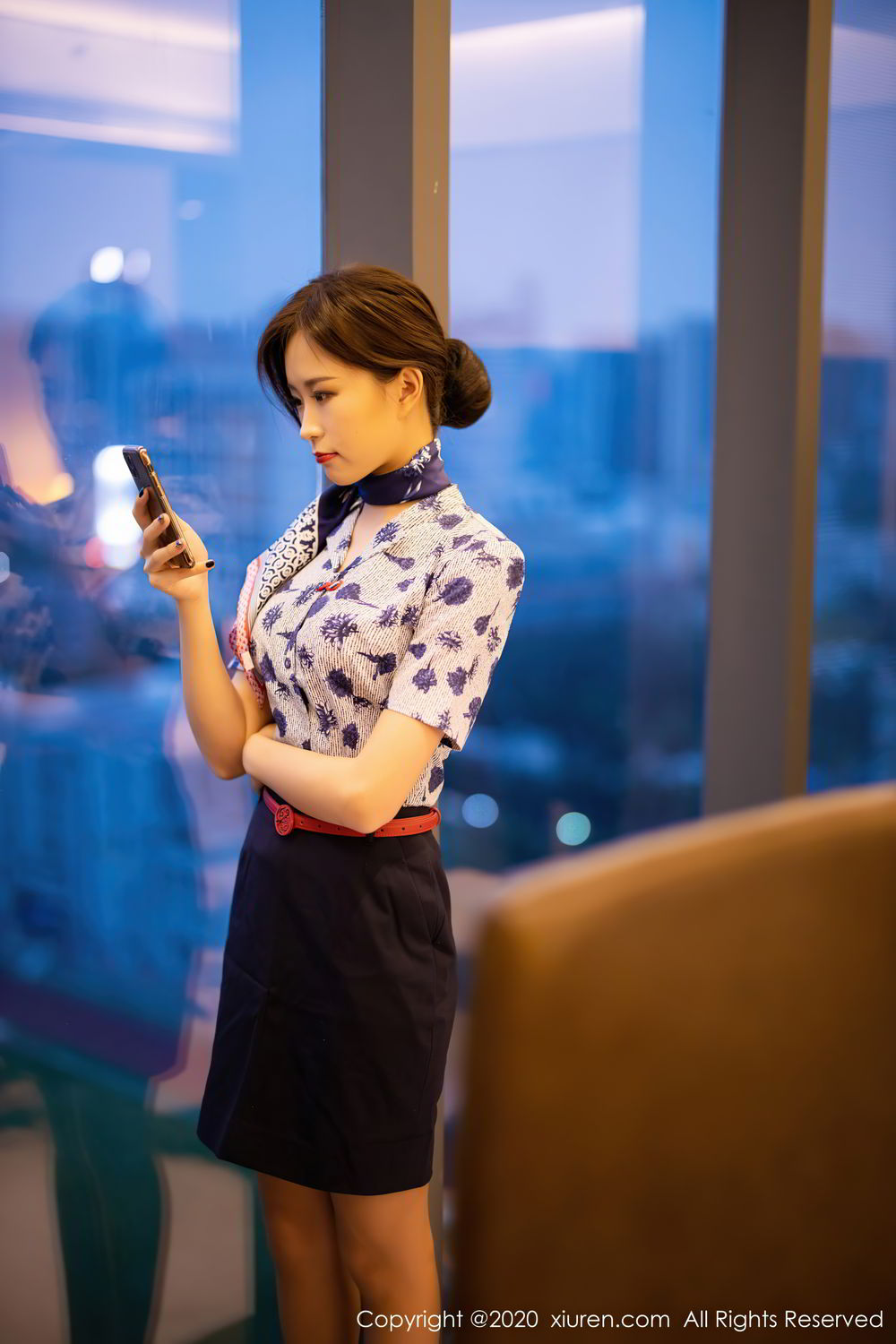 《语画界 杨紫嫣(Yang Zi Yan) 制服写真 VOL.407》第23张,模特杨紫嫣(Yang Zi Yan),语画界,制服主题,全套82张
