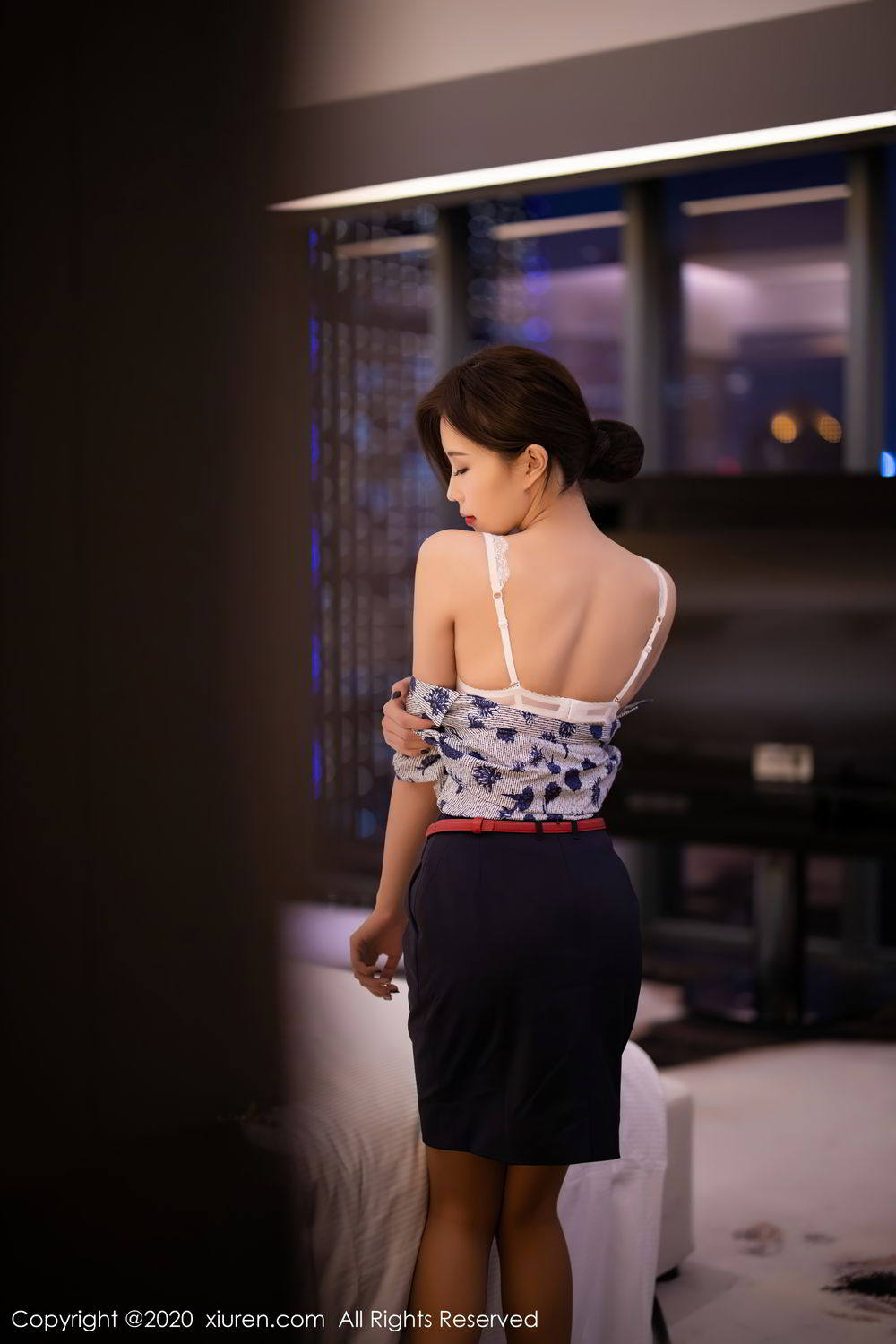 《语画界 杨紫嫣(Yang Zi Yan) 制服写真 VOL.407》第38张,模特杨紫嫣(Yang Zi Yan),语画界,制服主题,全套82张