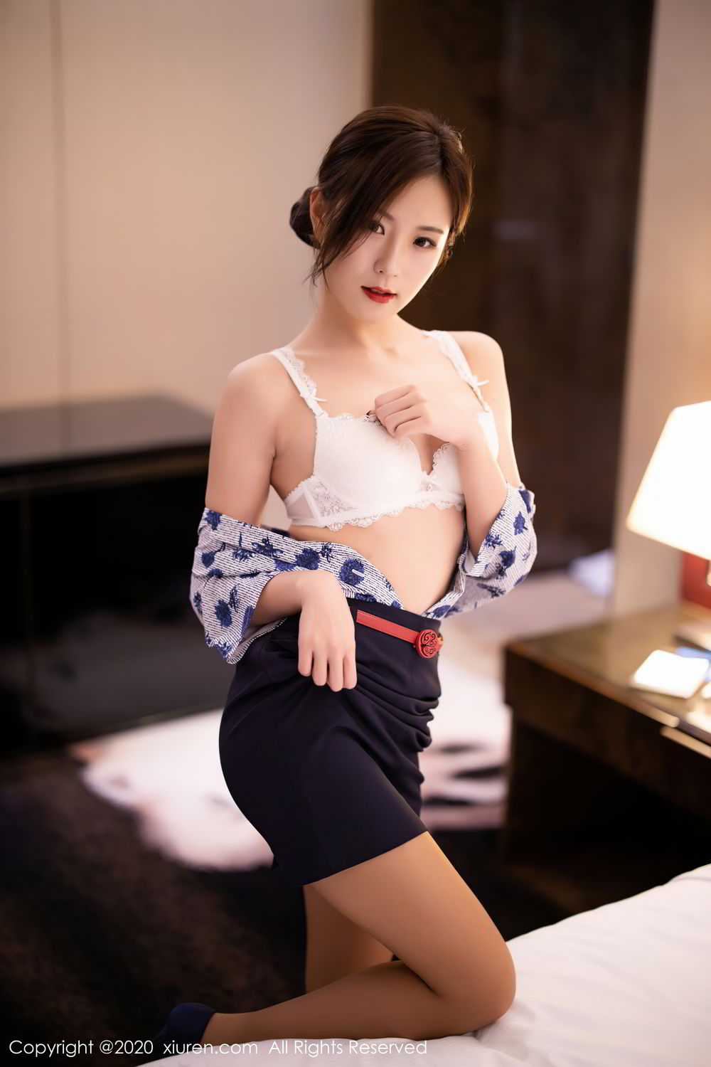 《语画界 杨紫嫣(Yang Zi Yan) 制服写真 VOL.407》第44张,模特杨紫嫣(Yang Zi Yan),语画界,制服主题,全套82张