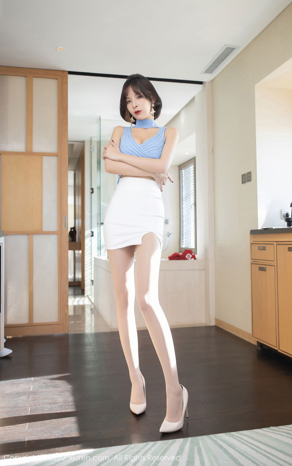 《秀人网 陈小喵(Chen Xiao Miao) 内衣写真 No.2876》第6张，模特陈小喵(Chen Xiao Miao)，秀人网，内衣主题，全套76张