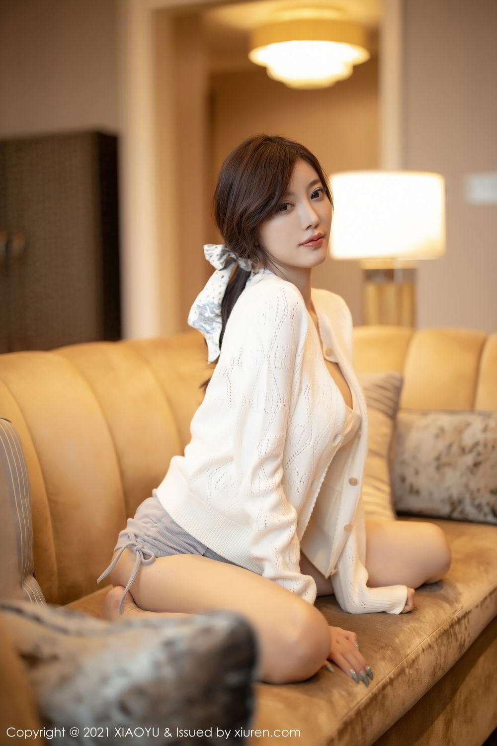 《语画界 杨晨晨 制服写真 VOL.447》第7张,模特杨晨晨,语画界,制服主题,全套78张