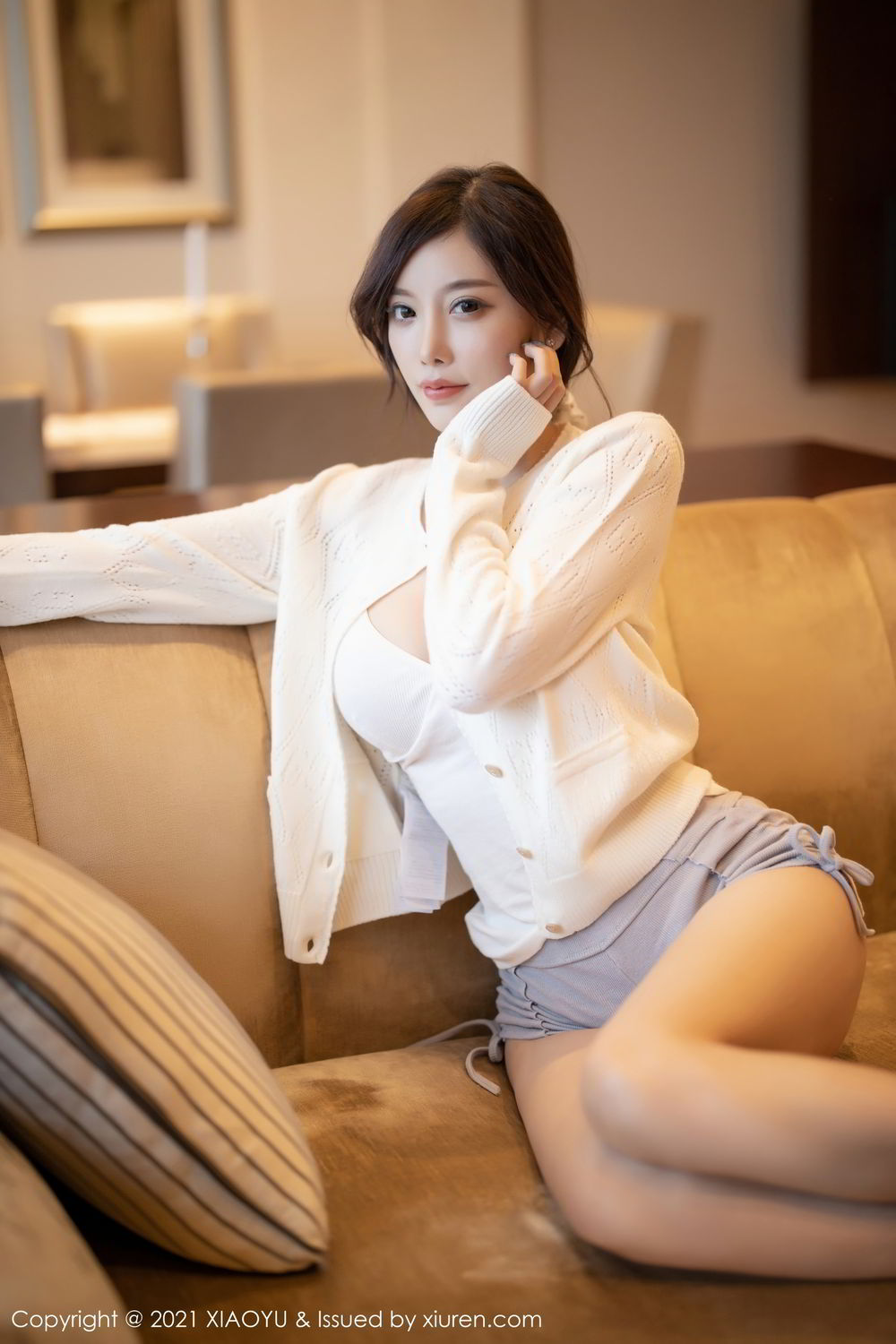 《语画界 杨晨晨 制服写真 VOL.447》第23张,模特杨晨晨,语画界,制服主题,全套78张