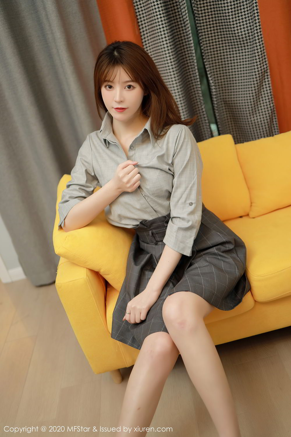 《MFStar yoo优优(Yoo You You) 制服写真 VOL.424》第16张,模特yoo优优(Yoo You You),mfstar,制服主题,全套60张