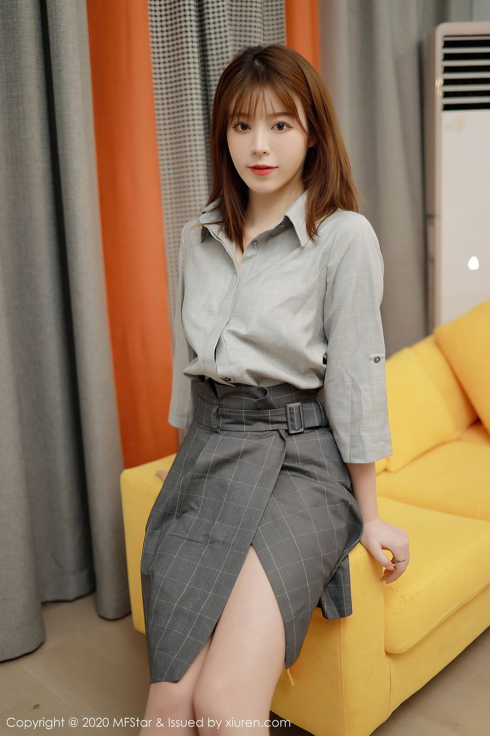 《MFStar yoo优优(Yoo You You) 制服写真 VOL.424》第28张,模特yoo优优(Yoo You You),mfstar,制服主题,全套60张