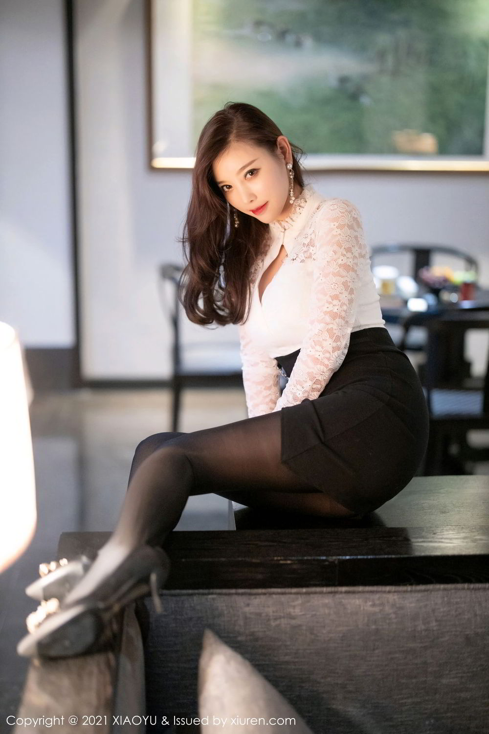 《语画界 劉奕寧(刘奕宁) 制服写真 VOL.462》第8张，模特劉奕寧(刘奕宁)，语画界，制服主题，全套62张