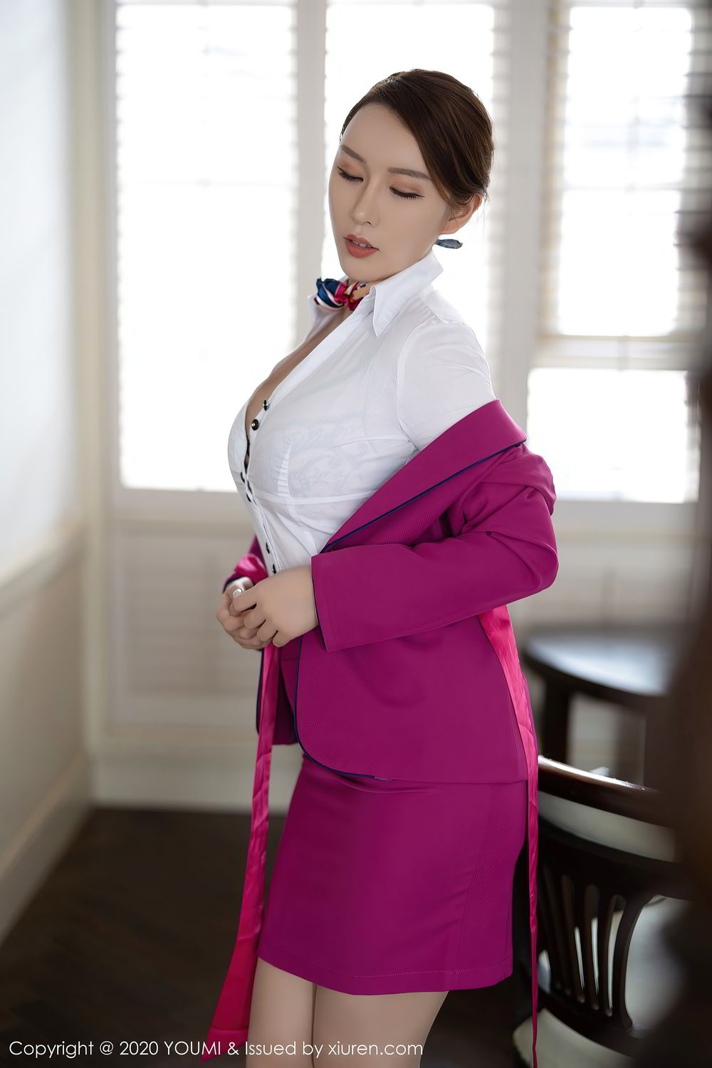 《尤蜜荟 Egg-尤妮丝 制服写真 VOL.564》第21张,模特Egg-尤妮丝,尤蜜荟,制服主题,全套82张