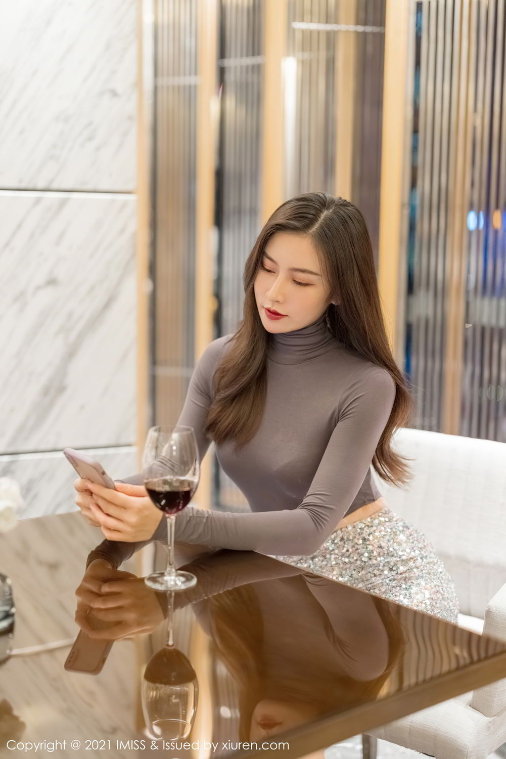 《爱蜜社 Vanessa 制服写真 VOL.540》第6张,模特Vanessa,爱蜜社,制服主题,全套54张