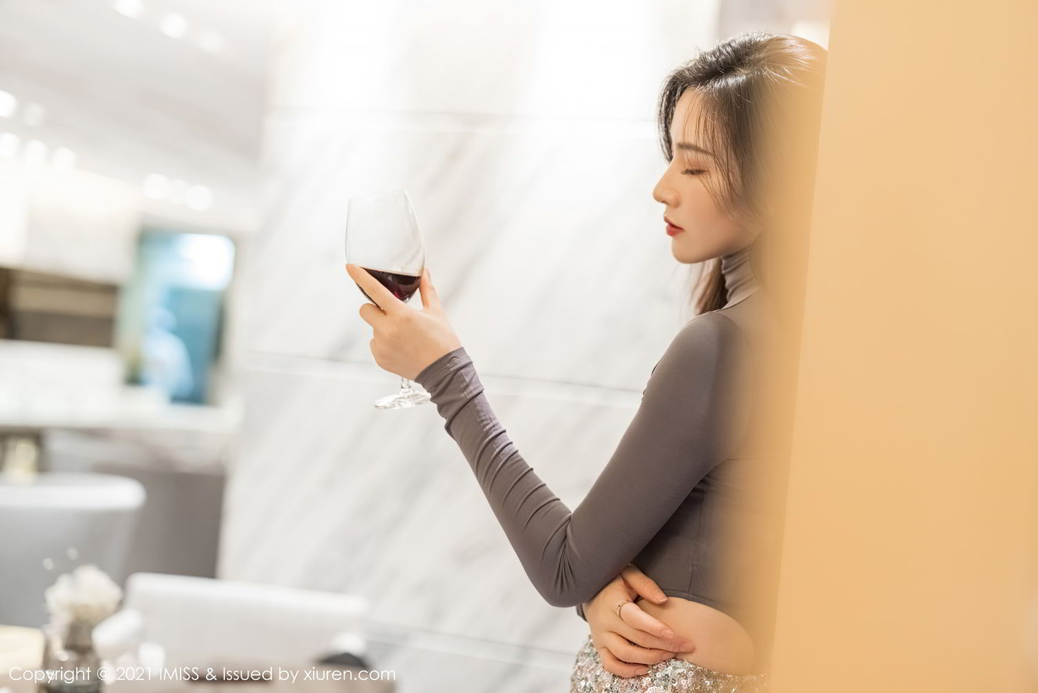 《爱蜜社 Vanessa 制服写真 VOL.540》第15张，模特Vanessa，爱蜜社，制服主题，全套54张