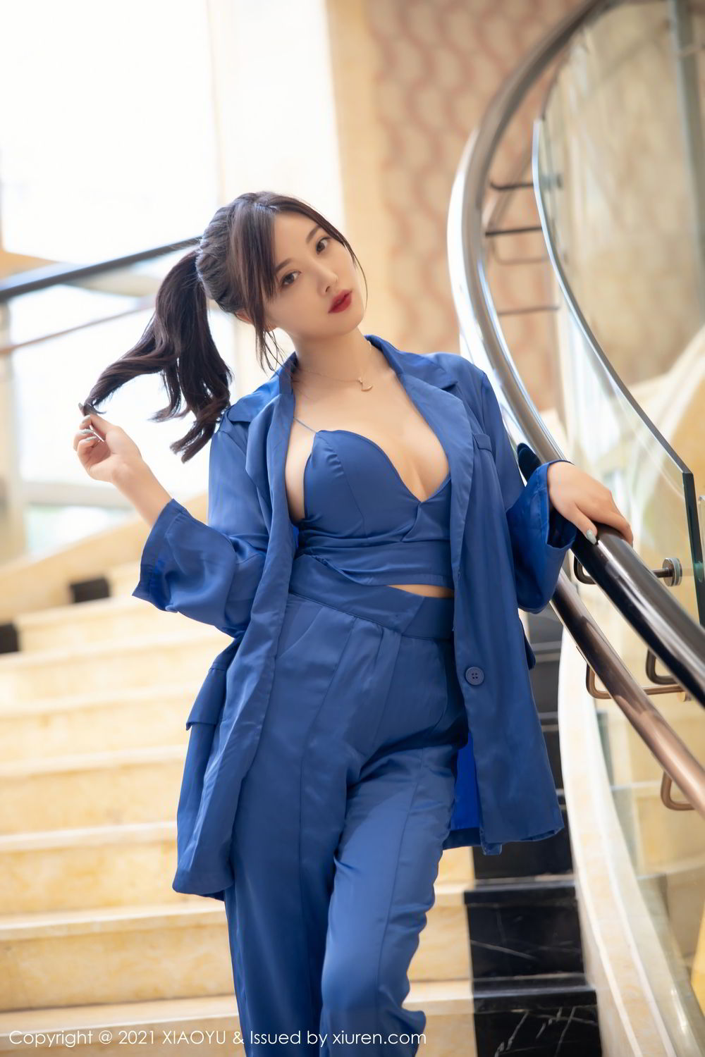 《语画界 杨晨晨 制服写真 VOL.467》第96张,模特杨晨晨,语画界,制服主题,全套98张