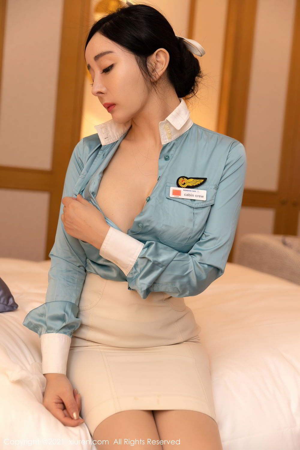 《秀人网 允薾(Yun Er) 内衣写真 No.3014》第50张,模特允薾(Yun Er),秀人网,内衣主题,全套82张