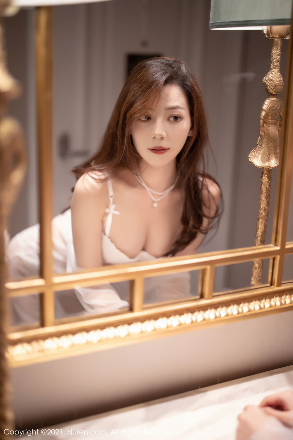 《秀人网 言沫(Yan Mo) 内衣写真 No.3045》第48张，模特言沫(Yan Mo)，秀人网，内衣主题，全套49张