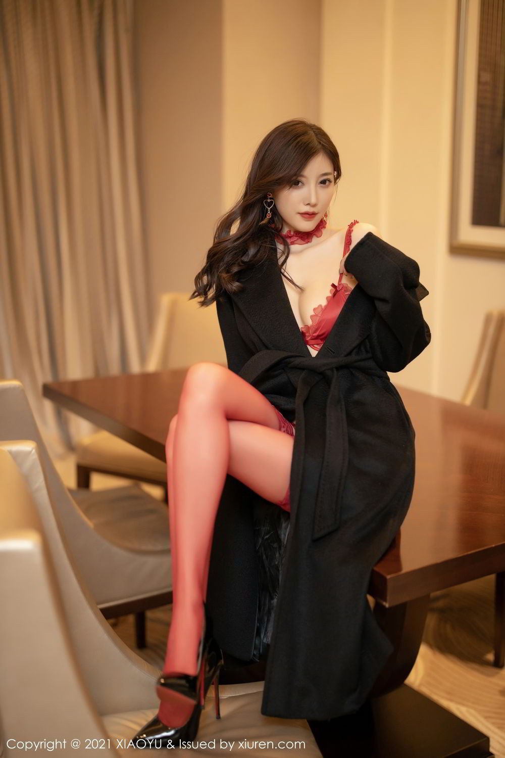 《语画界 杨晨晨 制服写真 VOL.469》第11张，模特杨晨晨，语画界，制服主题，全套63张