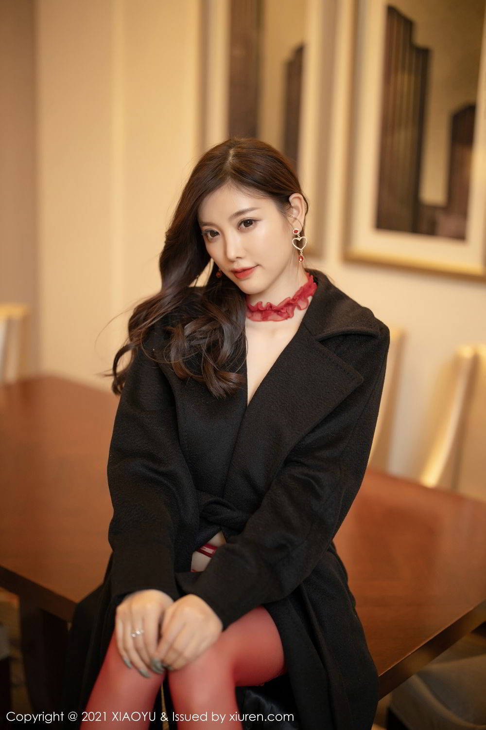 《语画界 杨晨晨 制服写真 VOL.469》第62张，模特杨晨晨，语画界，制服主题，全套63张