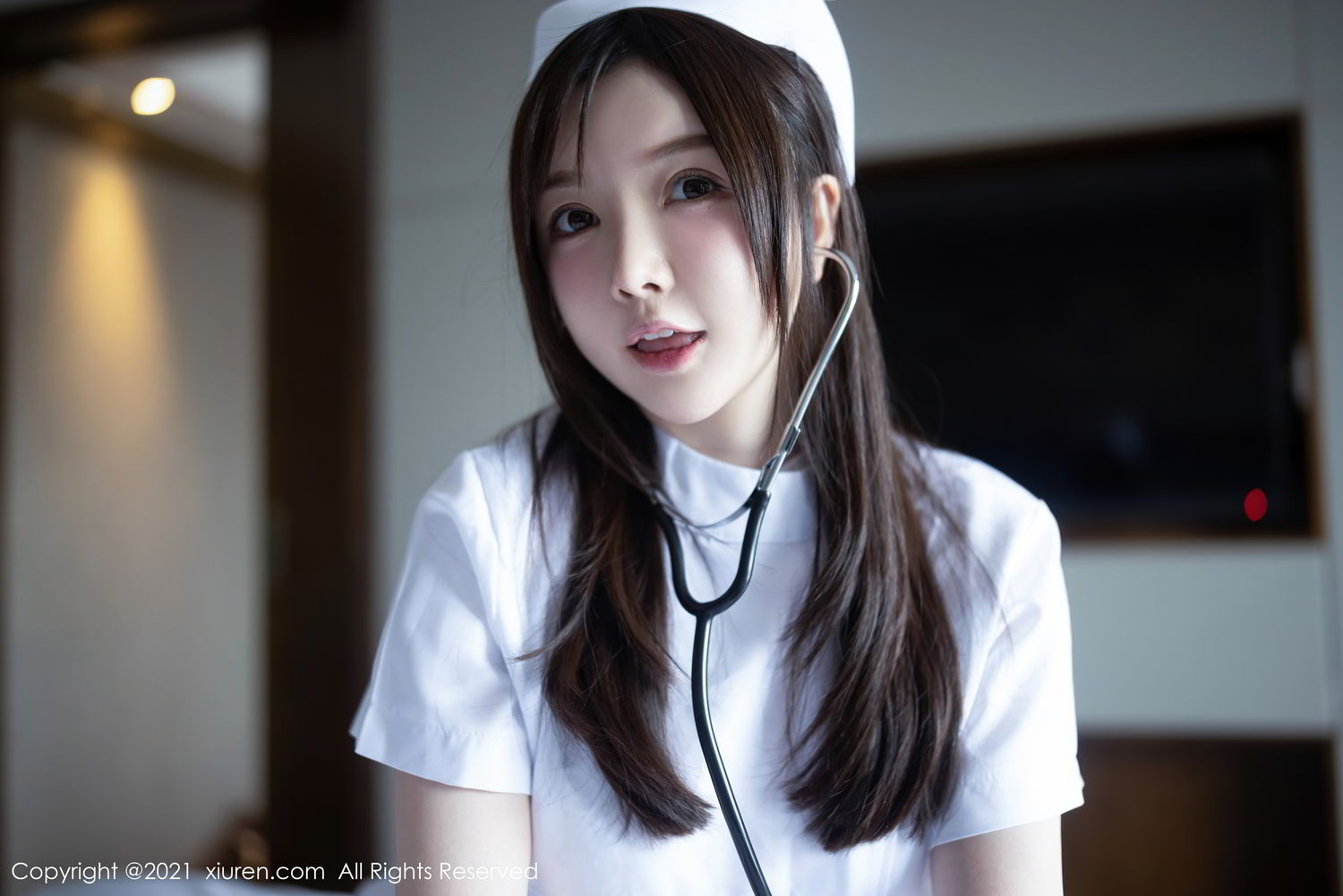《秀人网 黄米妮 制服写真 No.3114》第4张，模特黄米妮，秀人网，制服主题，全套54张