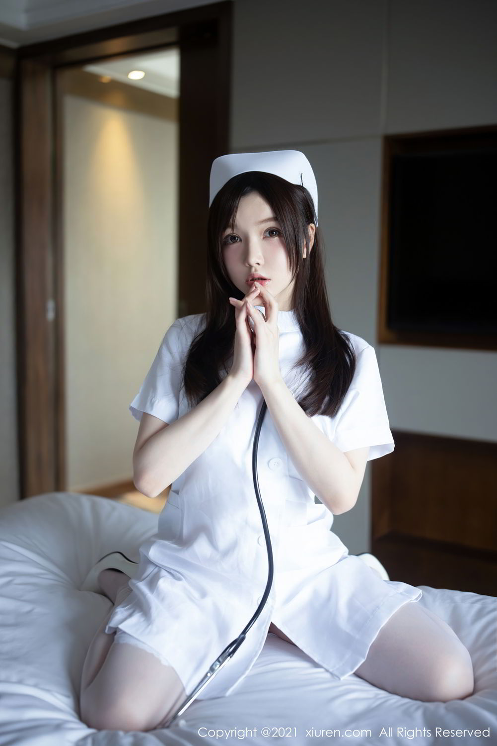 《秀人网 黄米妮 制服写真 No.3114》第10张，模特黄米妮，秀人网，制服主题，全套54张