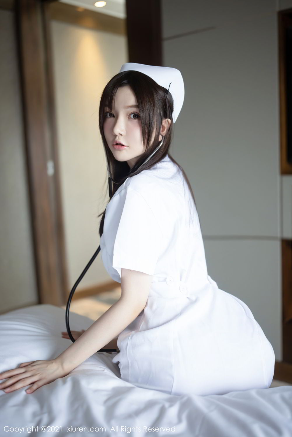 《秀人网 黄米妮 制服写真 No.3114》第13张，模特黄米妮，秀人网，制服主题，全套54张